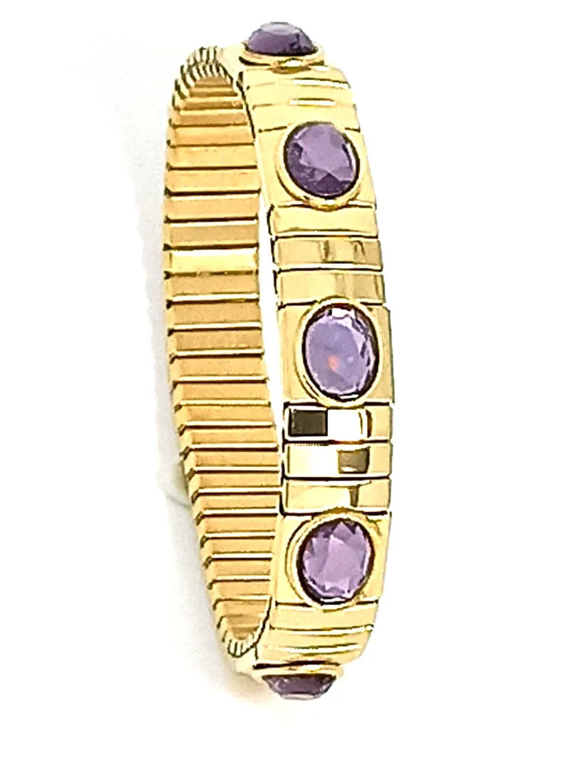 Imperial Jewelry Faberge Egg Necklace Set - 24k Gold + Amethyst Bracelet, Fabergé Egg, Romanov Jewelry, Valentine Day Gift for Her