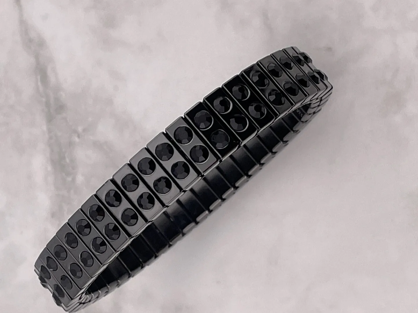 Unique Black Onyx Bracelet for women. Onyx Bangle Bracelet, Onyx Jewelry for power and success. Protection from evil. A perfect gift for any woman.