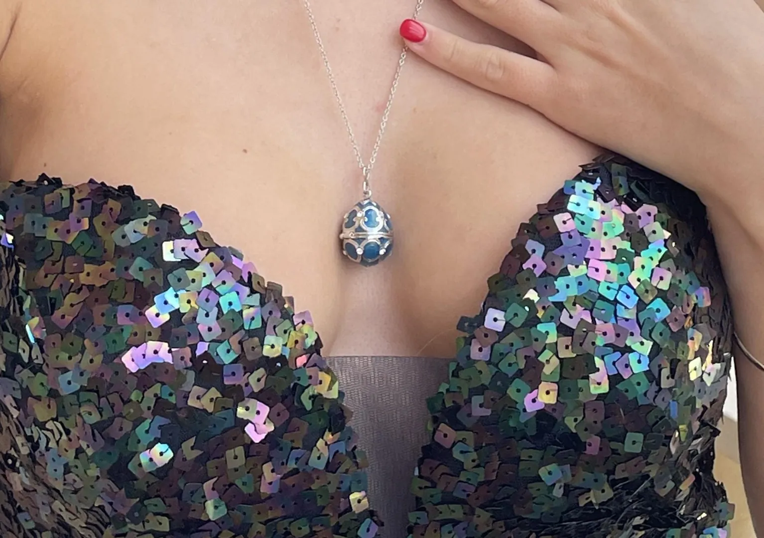 Fabergé Egg Necklace Jewelry: Austrian Crystal Diamond Faberge Egg Pendant Handmade Jewelry 18k Silver Jewelry by Pierre Lorren.