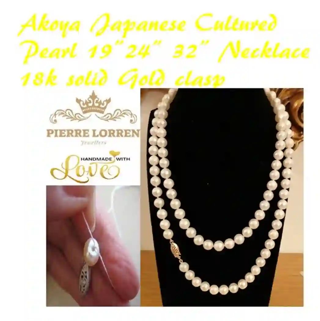 Saltwater AKOYA PEARL bracelet 18k Solid GOLD clasp Japanese Cultured Akoya Pearl bracelet Bridal Wedding Christmas Gift bracelet for woman 