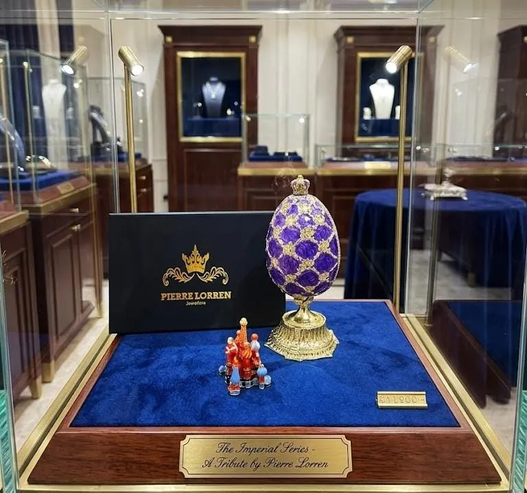 Faberge Egg 1898 Faberge Egg Present Handmade Fabergé Eggs Style Newly Engaged Gift 24k Gold Swarovski Handset Couple Present Unique Wedding