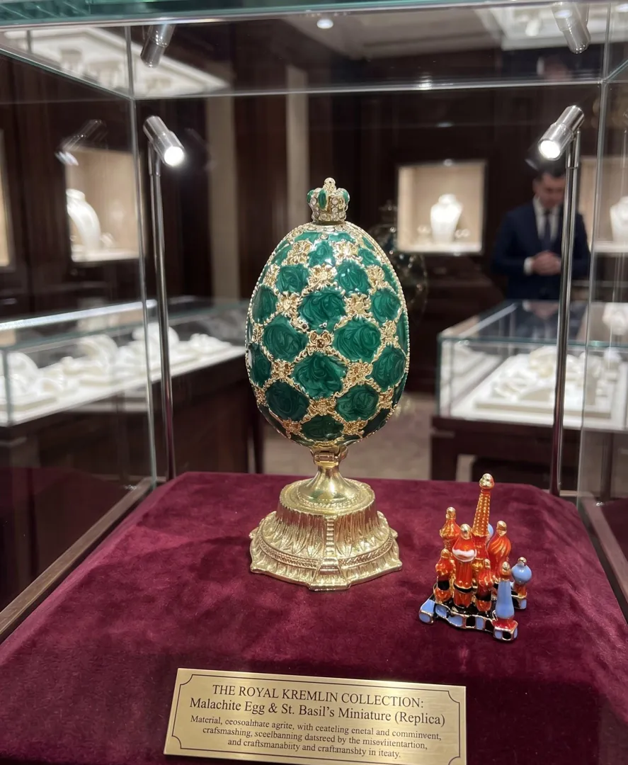 Faberge Egg 1898. Handmade Fabergé eggs style. Newly engaged gift. 24k gold, Swarovski handset. Unique wedding present for couples.