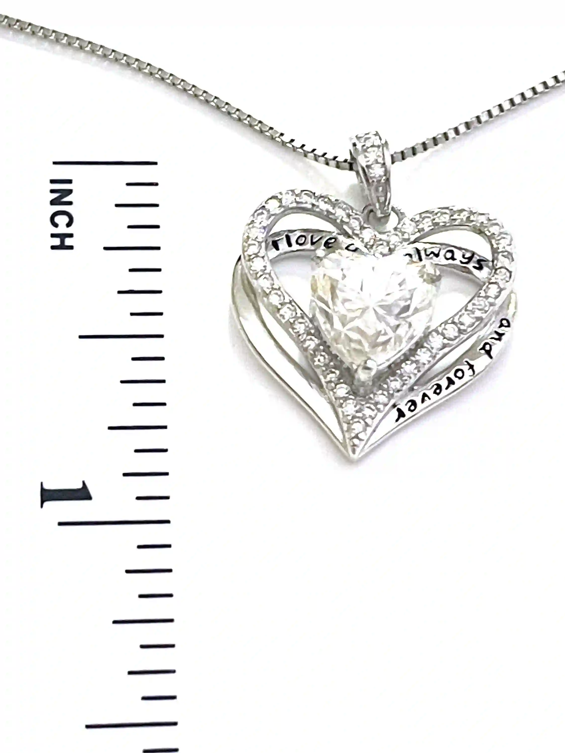 Heart-Shaped 2 carat DIAMOND Solitaire Pendant Heart Diamond Pendant Heart Shape Diamond Necklace Anniversary gift for her Bday Fine Jewelry 