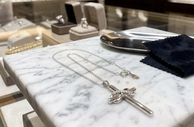 Designr Diamond Cross Pendant 18k Gold Diamond Cross Necklace Christian Father Gift Crucifix Cross for Men Cross for Son Graduation Handmade.