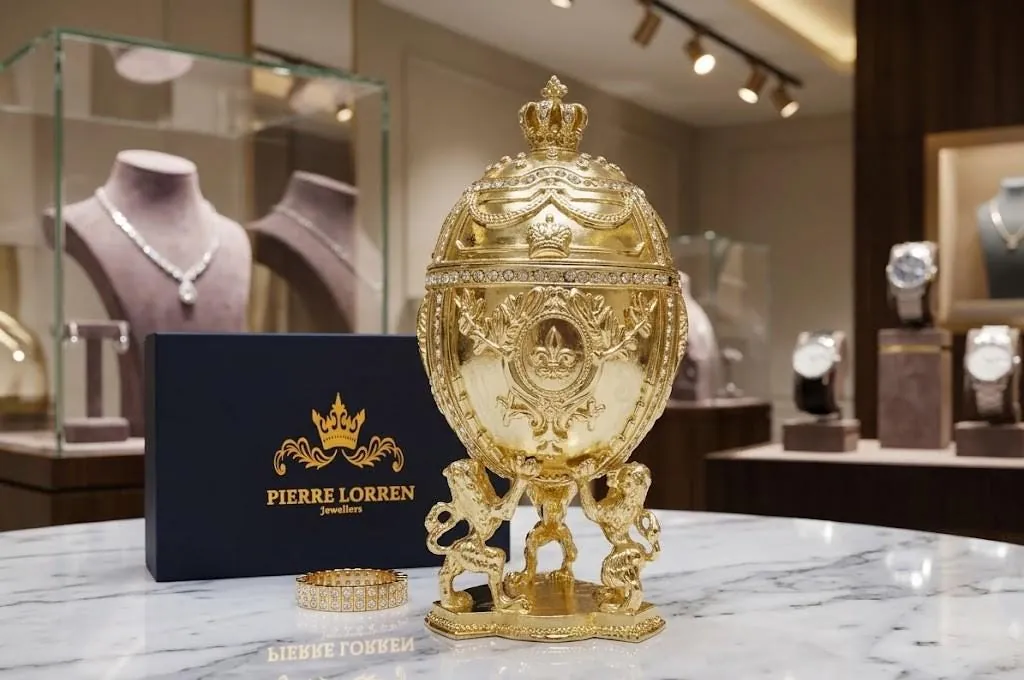 Unique Purple Marble Swirl Fabergé Egg Home Decor Faberge Style Eggs Swarovski Pure Gold Decor Handmade Gifts for Wedding Day Bride-to-Be Gift