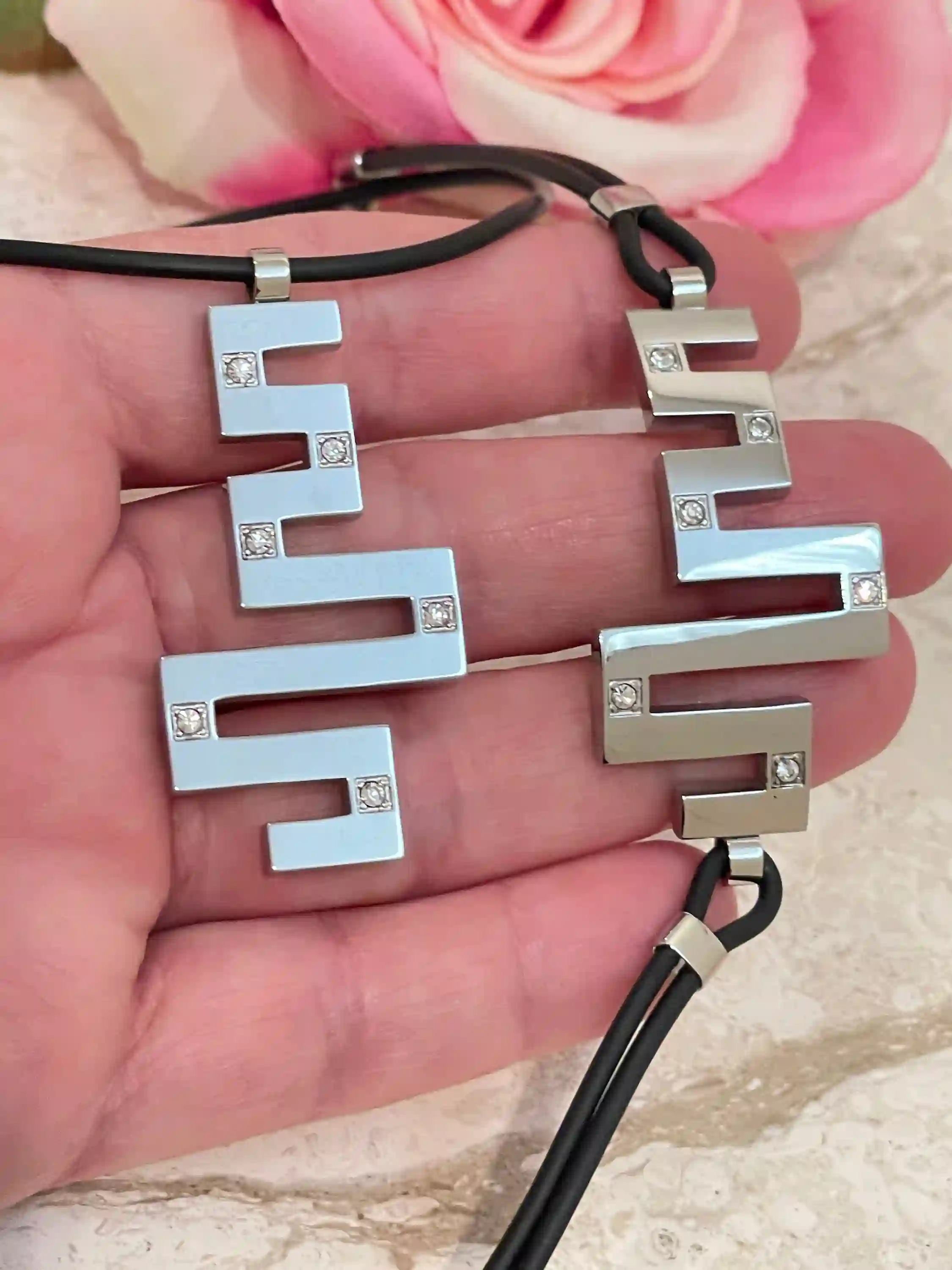 DESIGNER Greek Jewelry SET, SILVER Meander Necklace, Greek Key Bracelet, Ancient Greek Key Set, Anniversary Gift for her, Greek Meander Set 