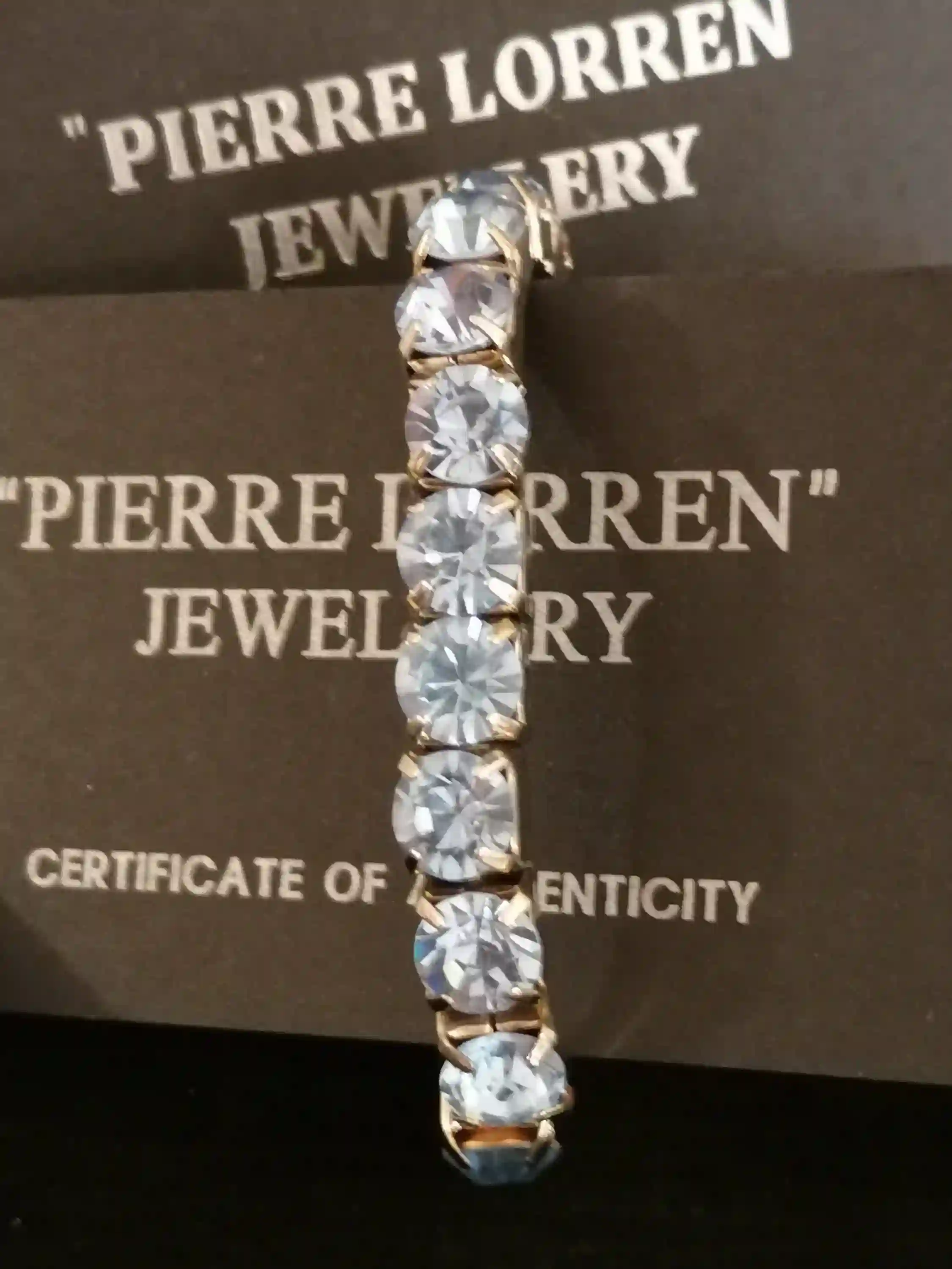 18k White GOLD 79.2ct SWAROVSKI Blue Topaz Bracelet/8mm Tennis Bracelet for women/Jewelry Gift for Her/Large Tennis Bracelet/Sister bracelet 