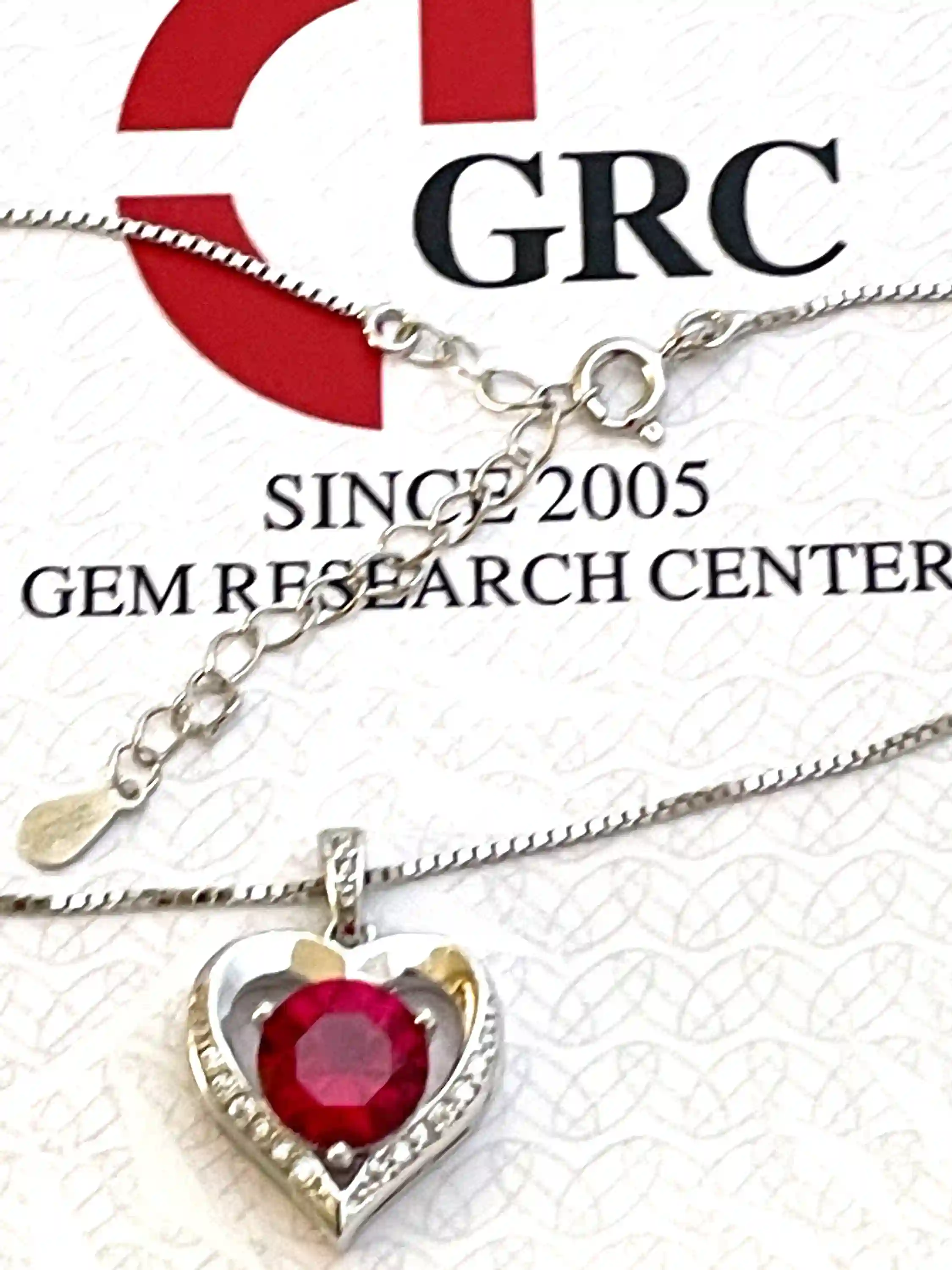 2 ct Diamond Necklace Heart NATURAL RUBY Pendant Gold Love Heart Necklace for women Valentines Birthday gift for her Designer pierre lorren 
