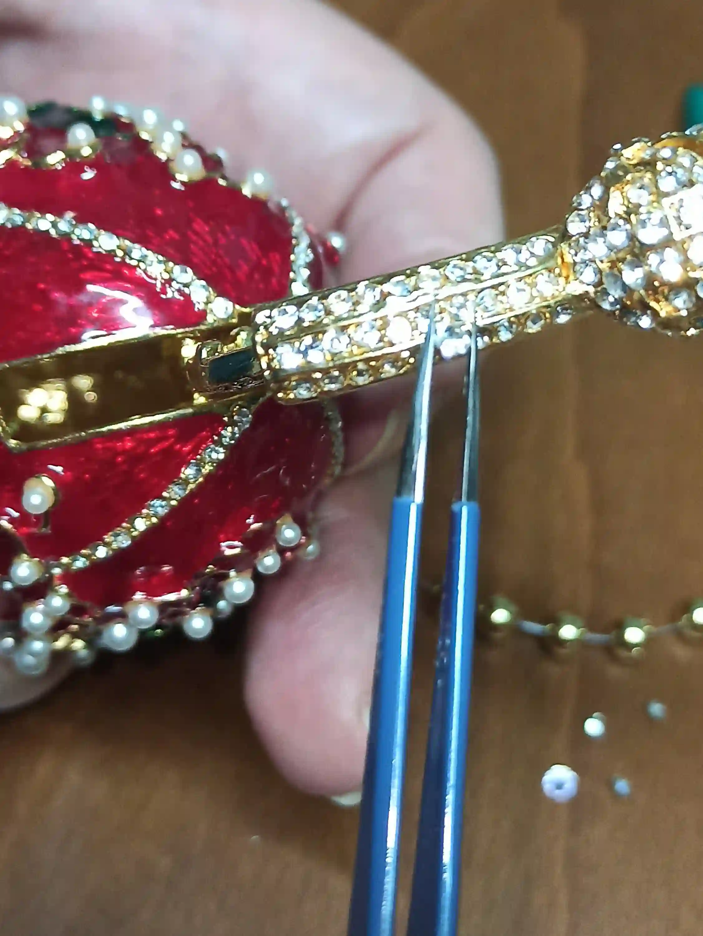 Mens Easter day gift for Him LUXURY Ornaments Couples Present Easter Faberge egg 