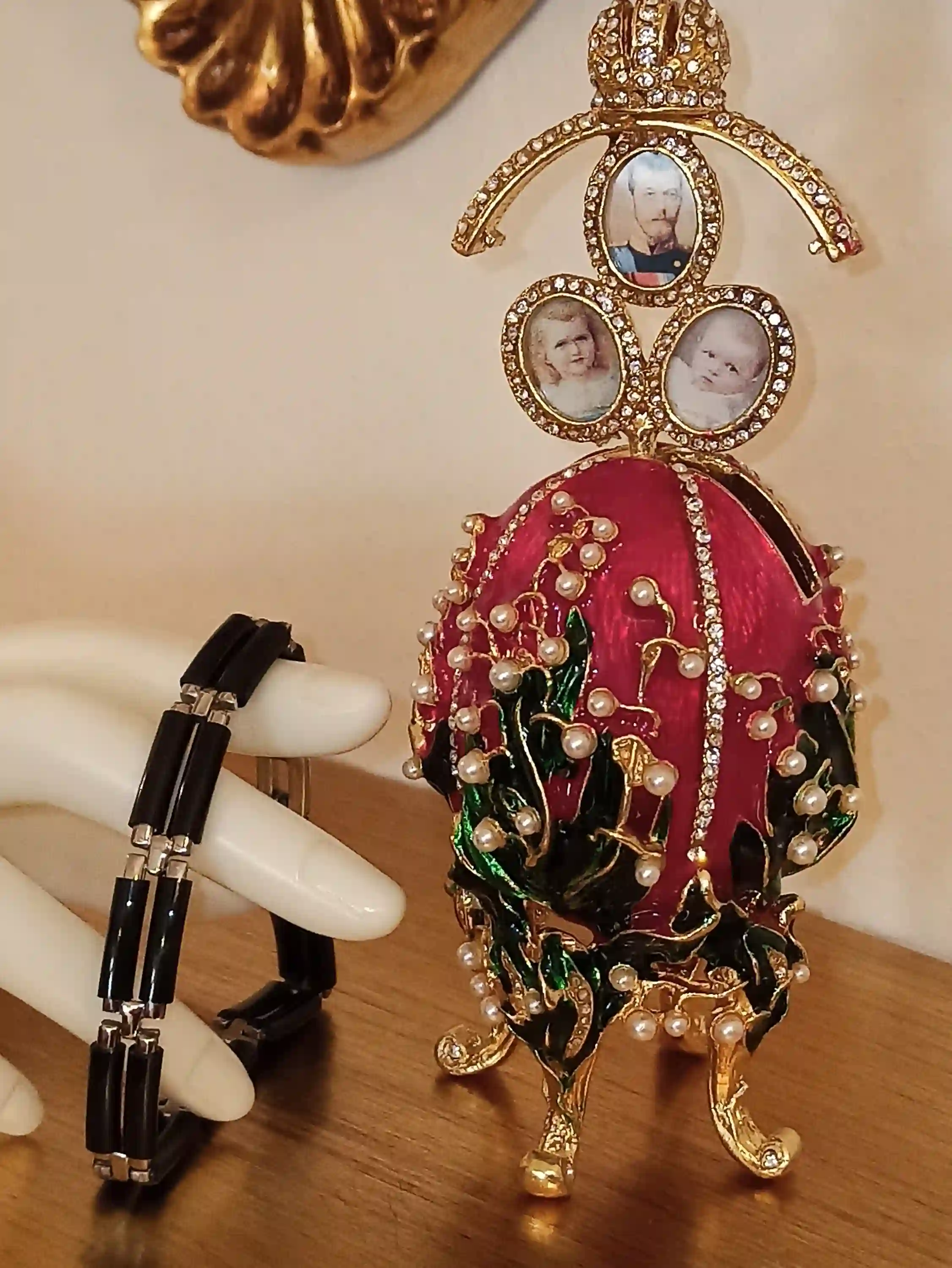 Mens Easter day gift for Him LUXURY Ornaments Couples Present Easter Faberge egg 