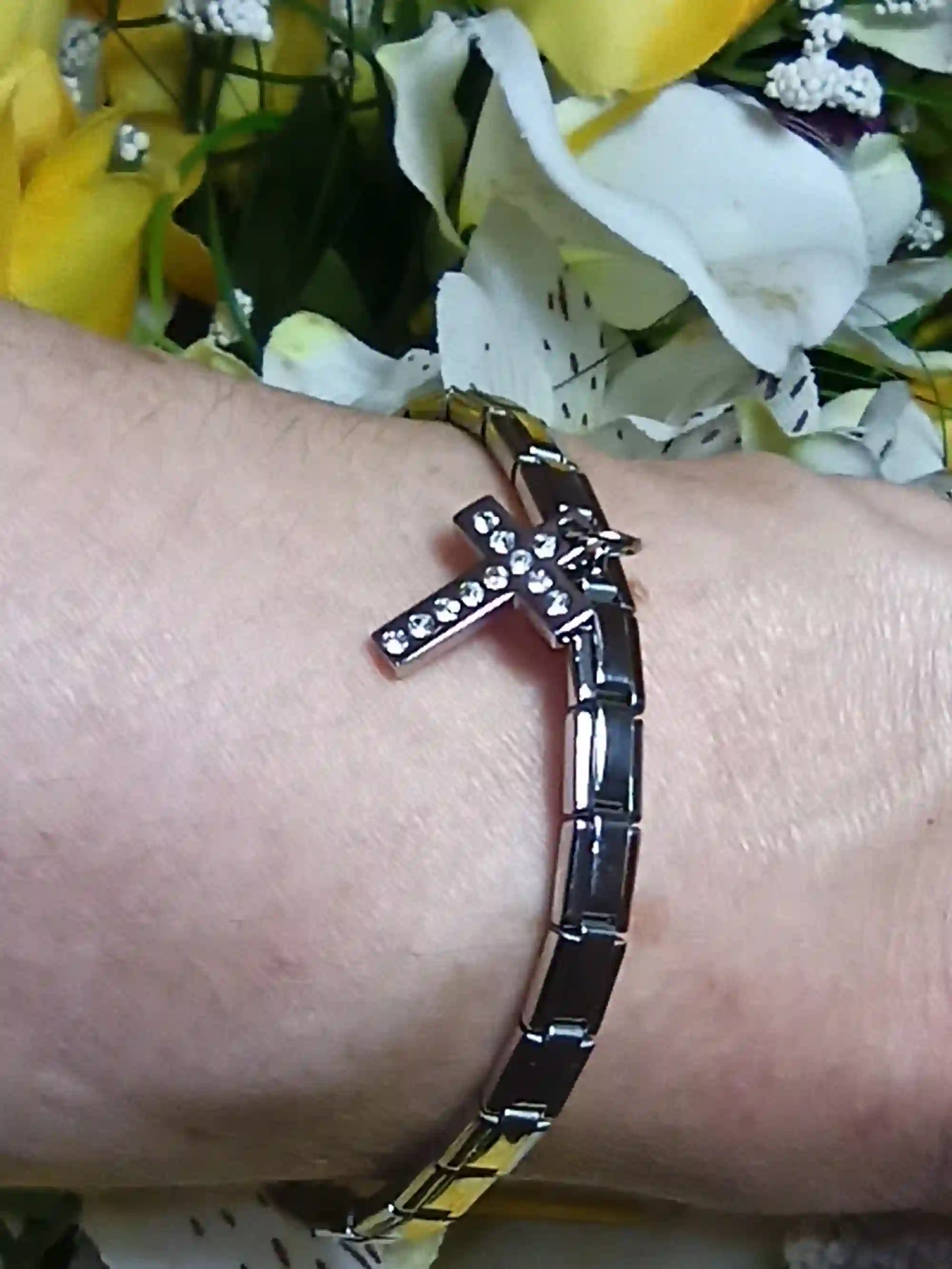 Unique Baptism Gift/Swarovski Diamond 0.33ct/First Communion Gift Girl/Confirmation Gift for Girls /Goddaughter Bracelet/Christian Bracelets 