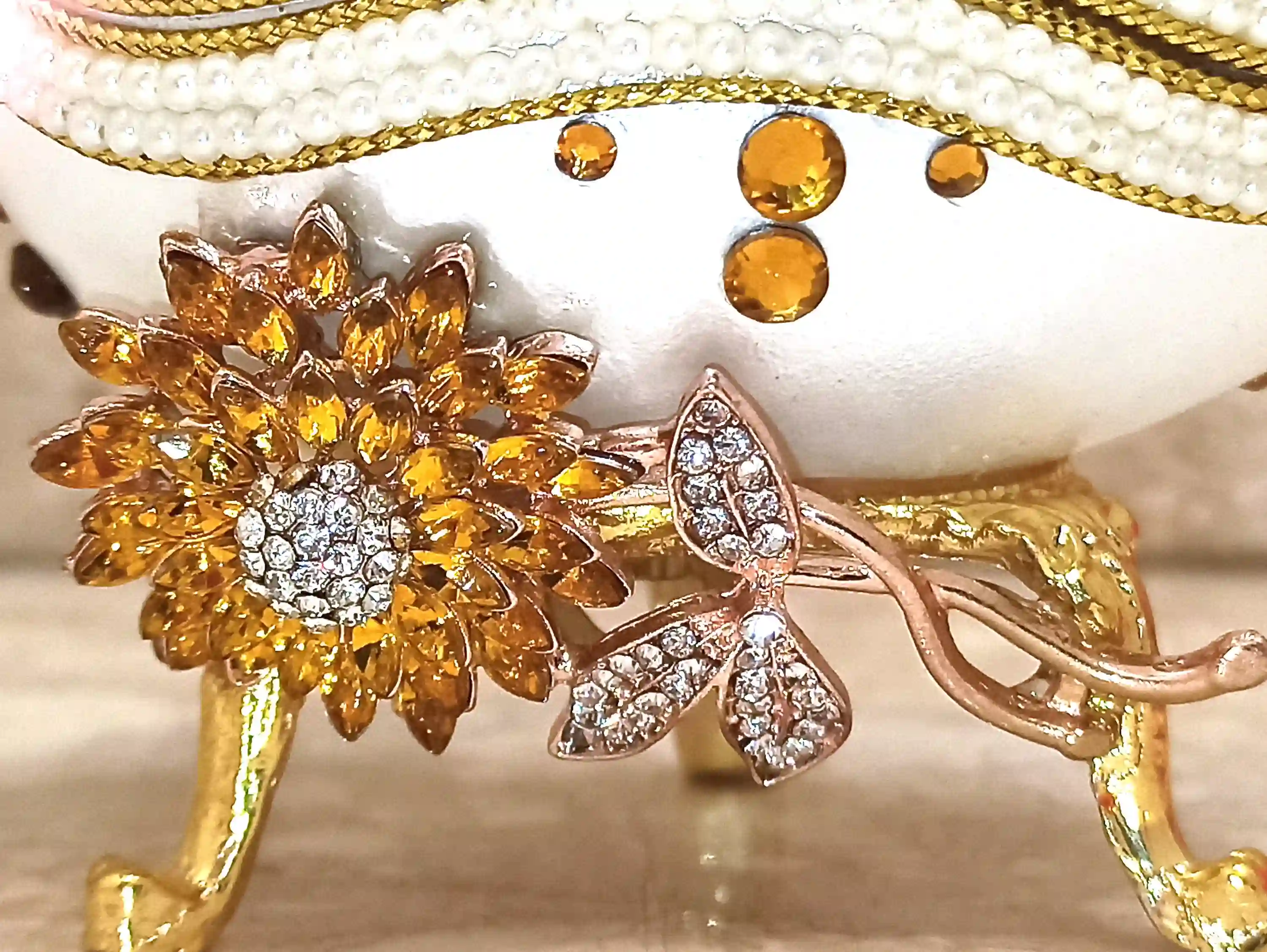 One of a Kind, Faberge egg, LUXURY Gift Box, Citrine, Bracelets, Faberge egg Ornament, Home Decor, Fabrege Style NATURAL Egg Hand Carved 24k 