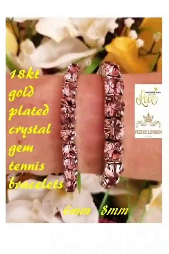 October Tourmaline Tennis Bracelet/October birthday Jewelry Pink Tennis bracelet Rose Teenage Girl Jewellery gift for Girlfriend Teen sister 