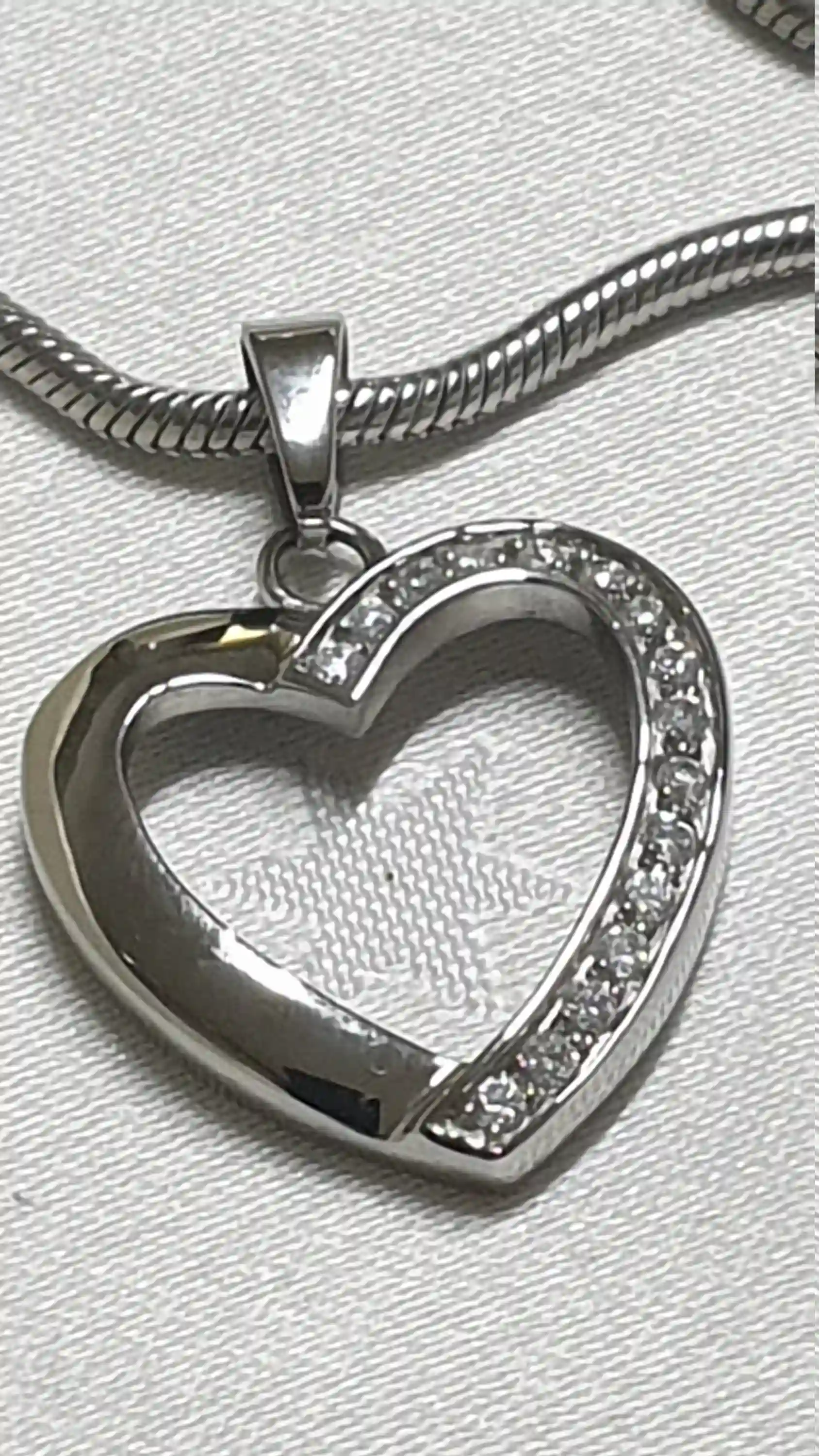 Heart Necklace/Mother Daughter Heart Jewelry Gift for Her/Mom Necklace/Anniversary Gifts Wife Girlfriend jewerly gift for bride sister mum 