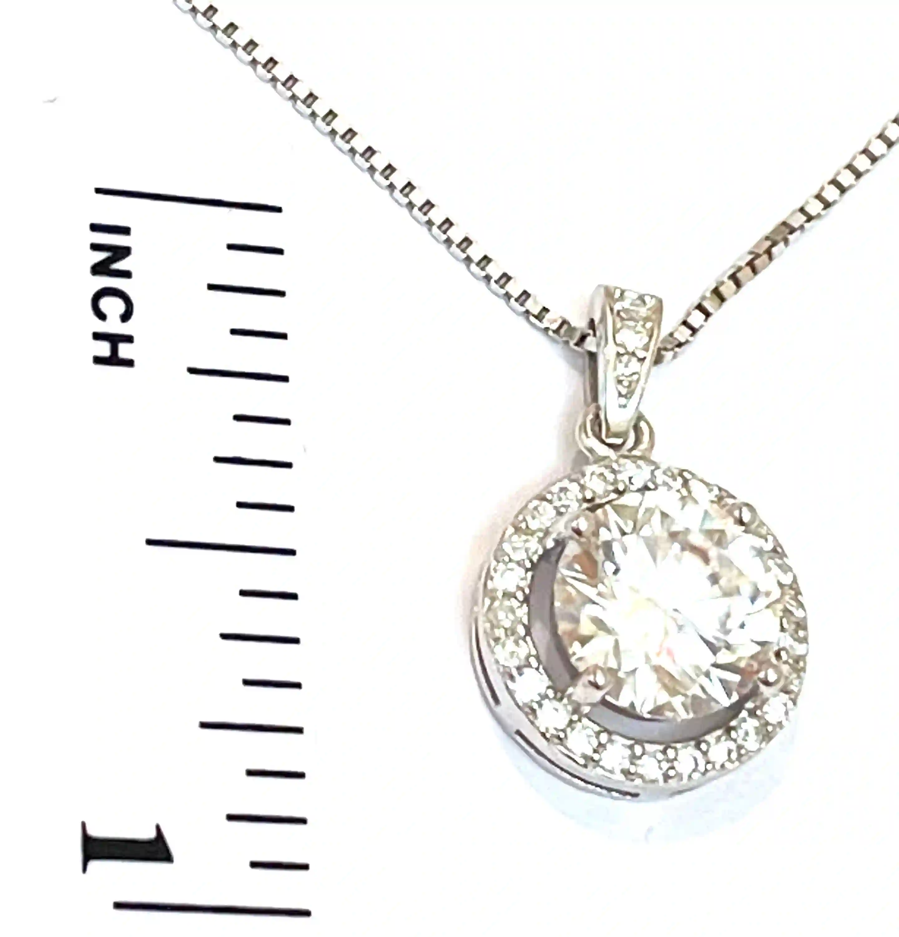 2.2 ct Valentine's Day Gift for Daughter Diamonds Solitaire Pendant Fine Jewelry Diamond Solitaire Round Cut diamond Valentines Day present 