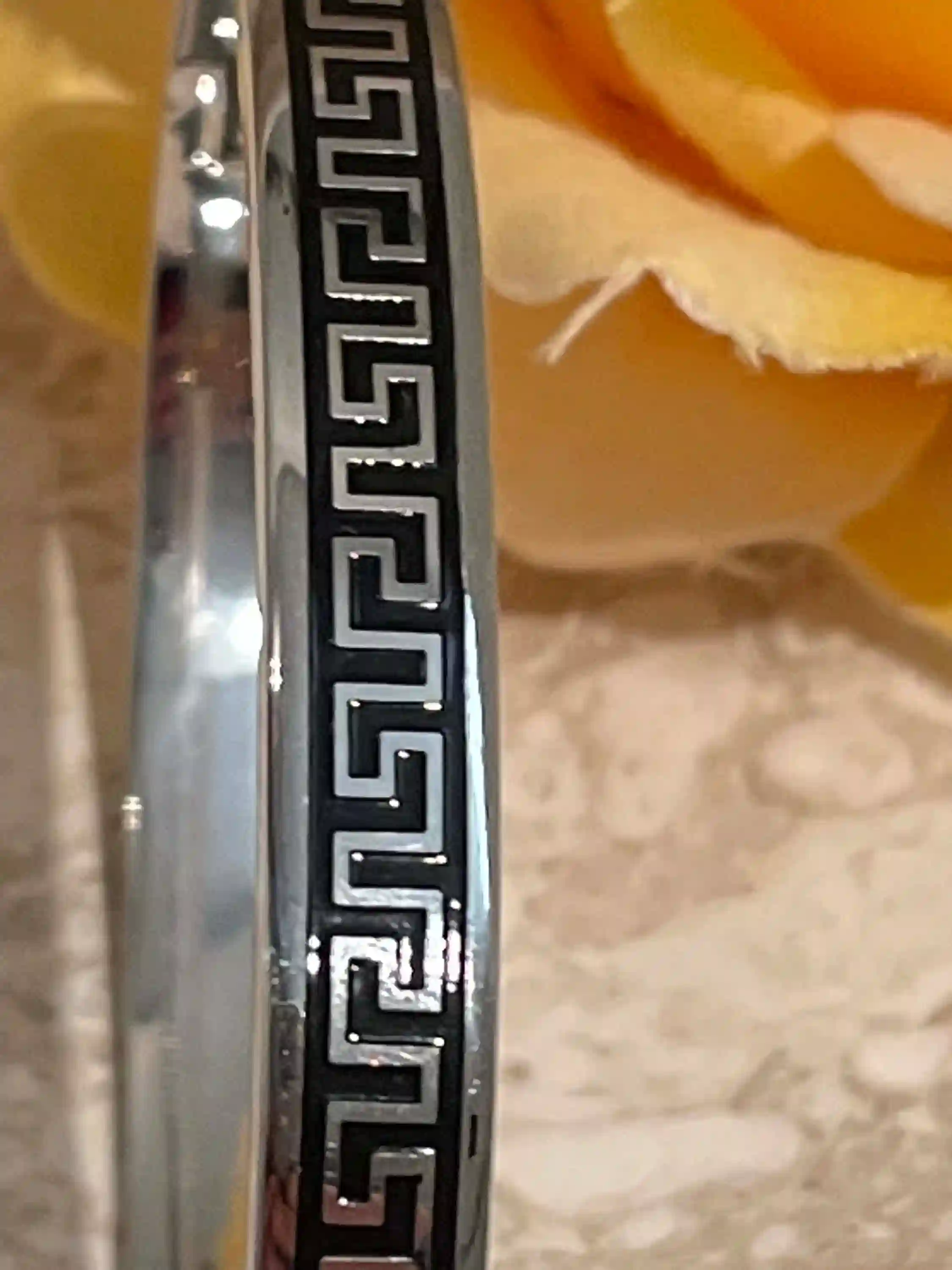 Silver Greek Key Jewelry/ Graduation gifts for her/ MEANDER Bracelet for women / Ancient Greece Gift/Symbolic Prosperity Luck Life Love/ 5mm 