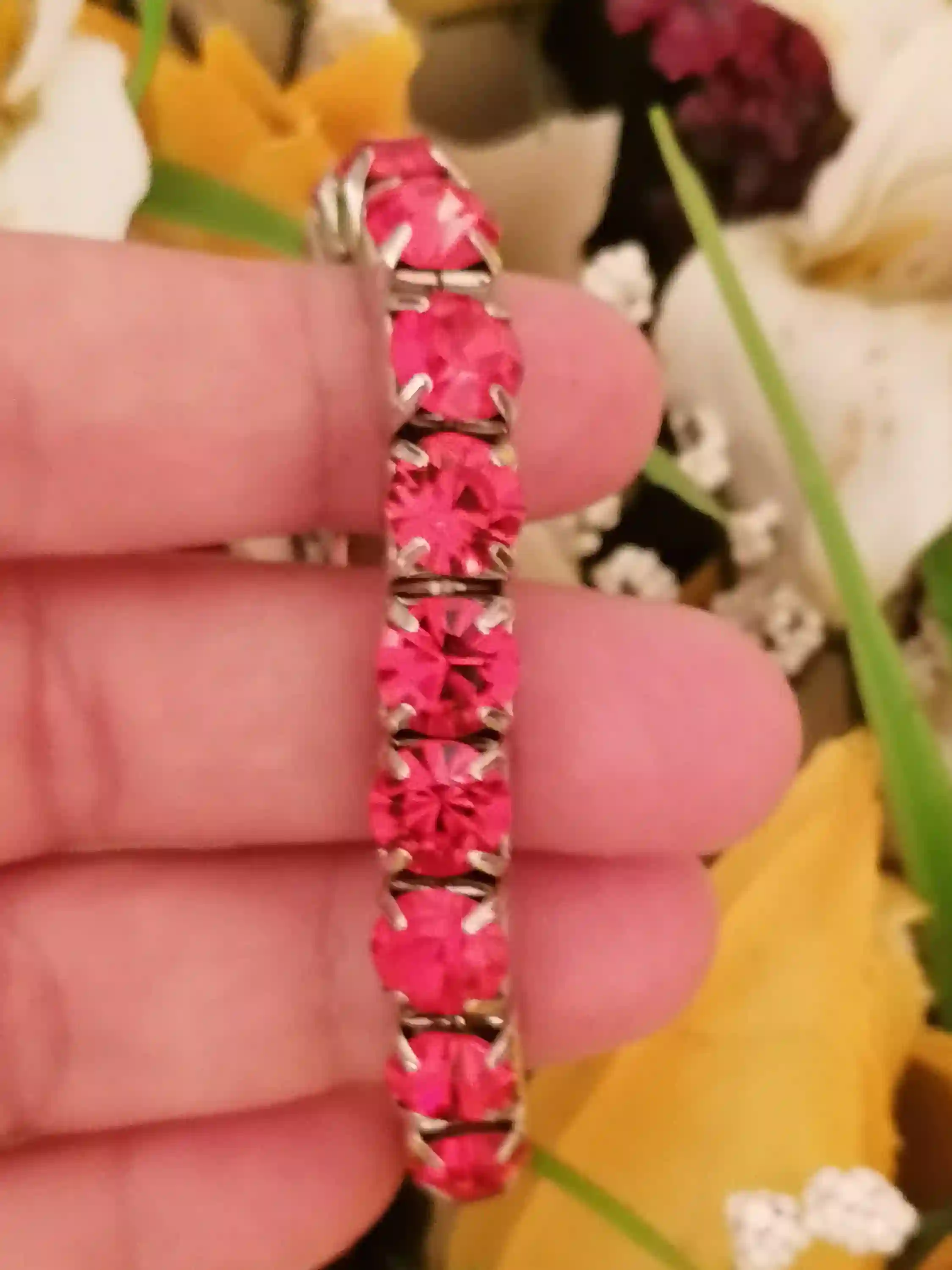 3 Tennis Bracelets for women 18k White GOLD SWAROVSKI Crystal bracelet 8mm Jewelry Gift Anniversary Her Birthday Bridal Shower Wife Bracelet 
