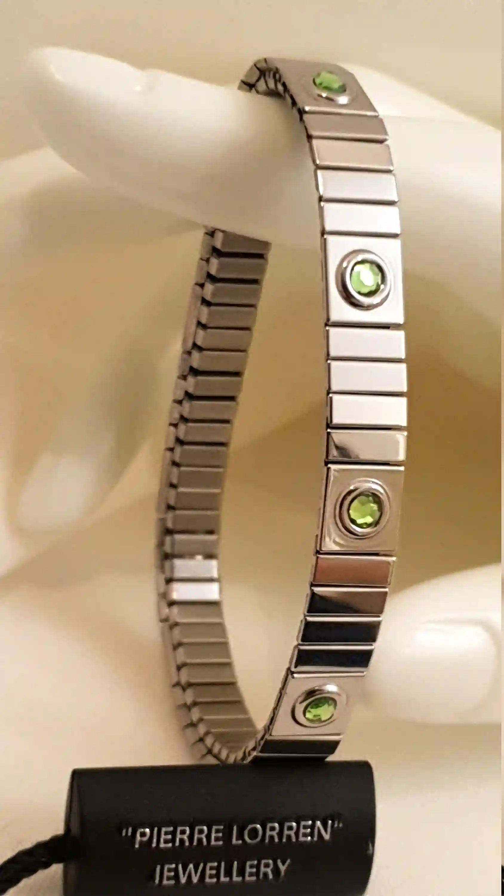 UNISEX Peridot SILVER Bracelet/August Birthstone Jewelry/Peridot Jewelry Bracelet him and her/Anniversary Gift for couple/Work Bracelet Gift 