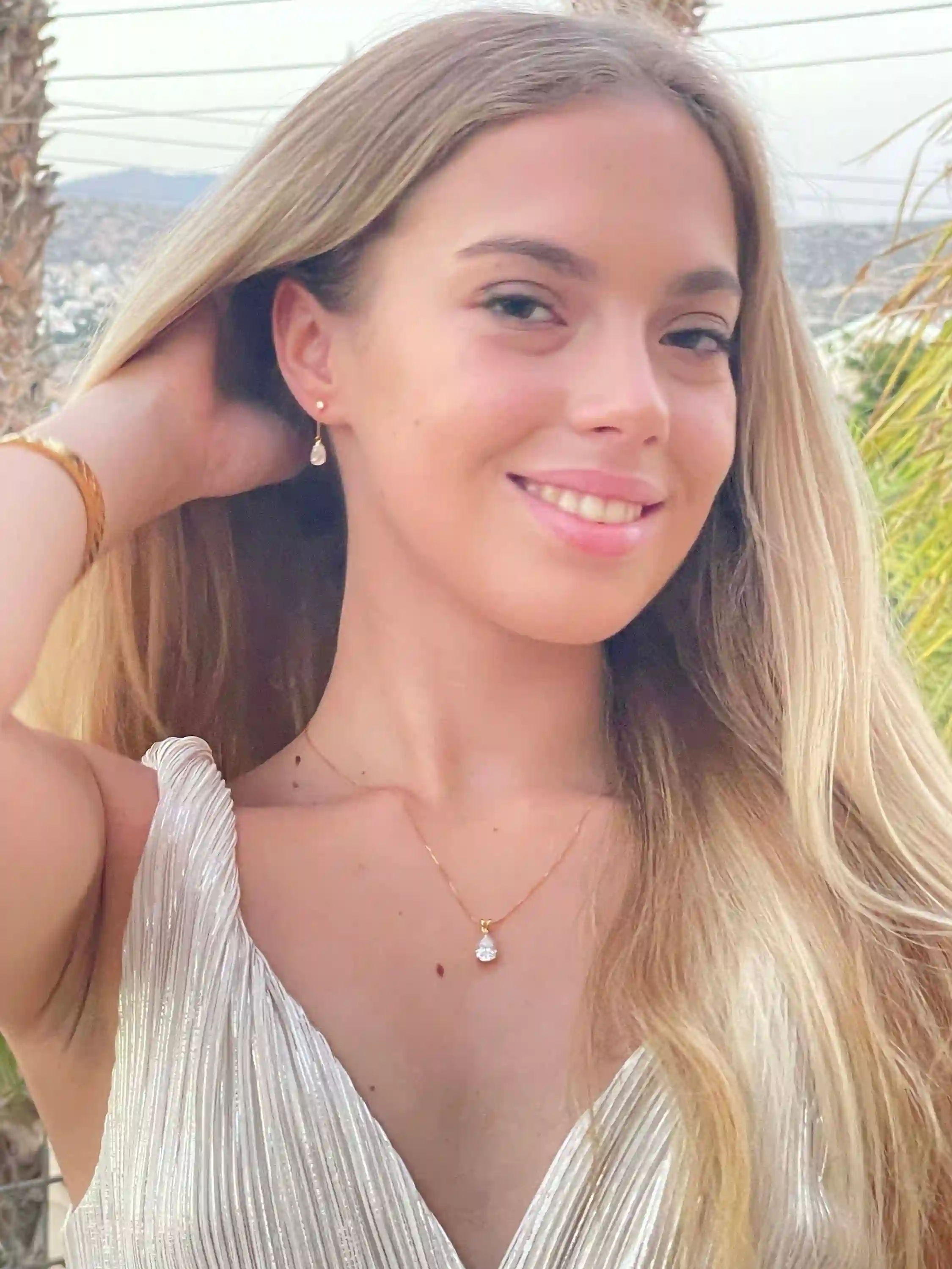 2 ctw Diamond Earrings Solid 18k Yellow Gold Dangle Earrings 18k Gold Drop Earrings Diamond Jewellery 2 carat Diamond Fine Jewelry Birthday 