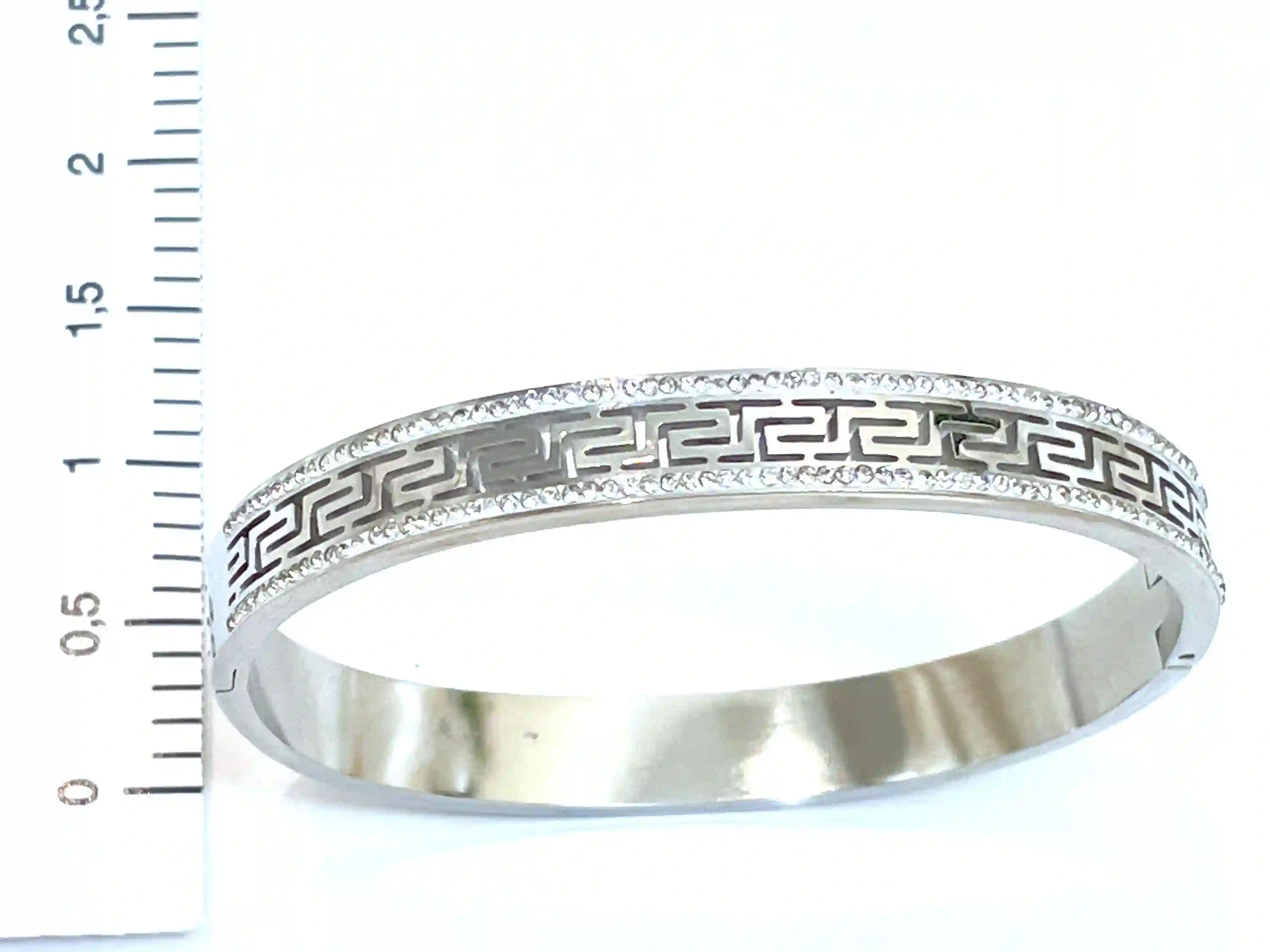 Greek Key Bracelet Meander Bracelet Greek Jewelry 18k White Gold Bracelet Vermeil Greek Meander Greek Key Jewelry SUCCESS VICTORY gift women 