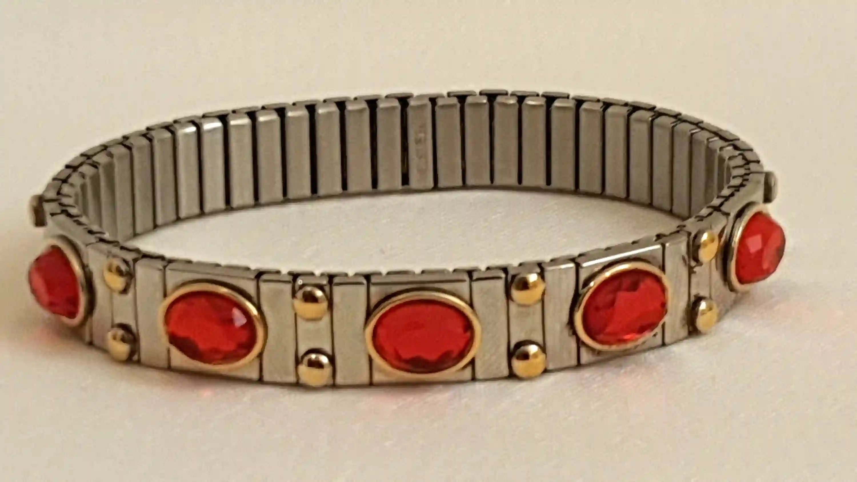 Ruby Red SWAROVSKI crystal bracelet bangle for women birthday gift/July birthstone stacking bracelet silver bangle BRACELET many colors 