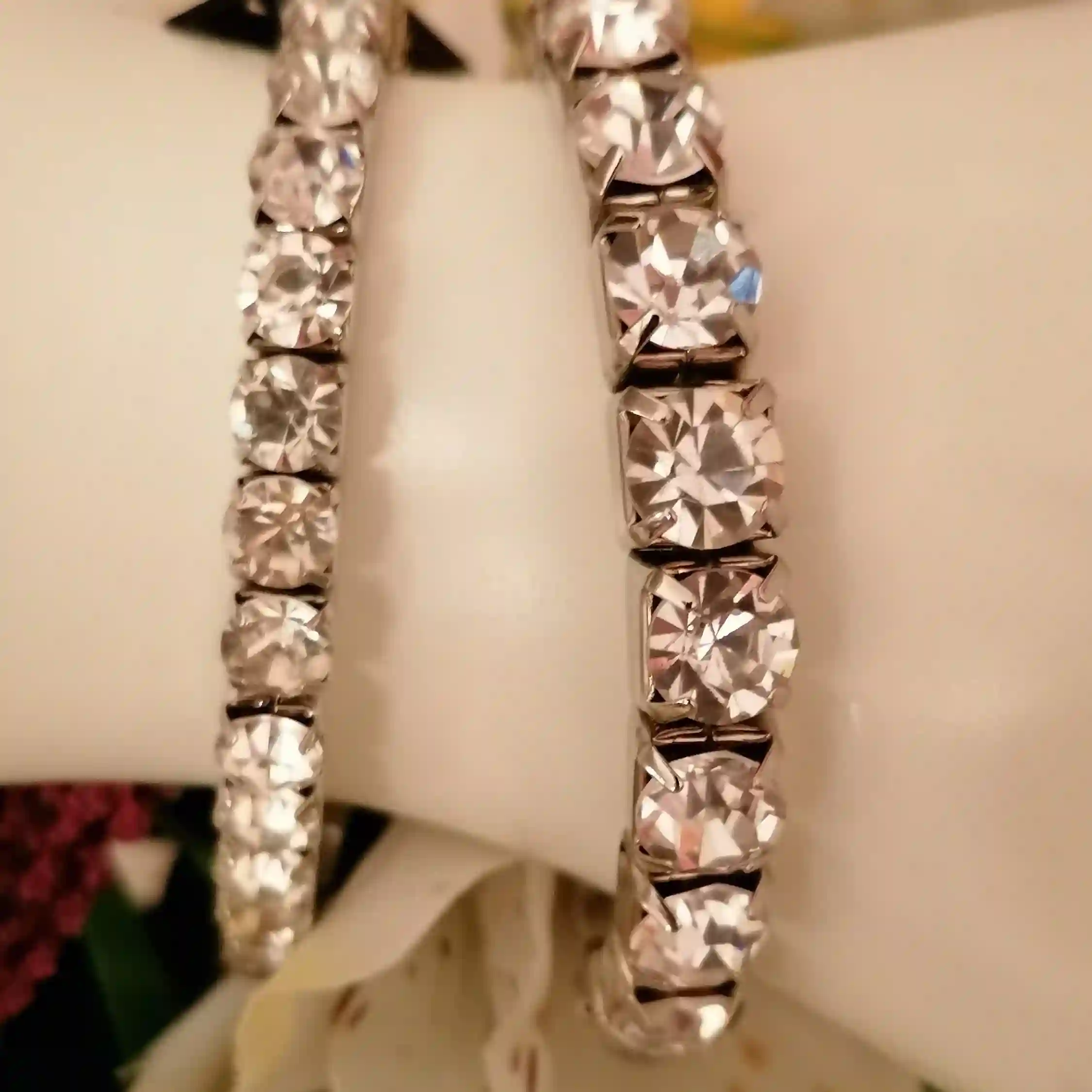 18k White Gold Plated Diamond 79.2ct Tennis Bracelet/Diamond Tennis bracelet for women/Bridal Bracelet Gift/Bridesmaid Bracelet Gift for Her 