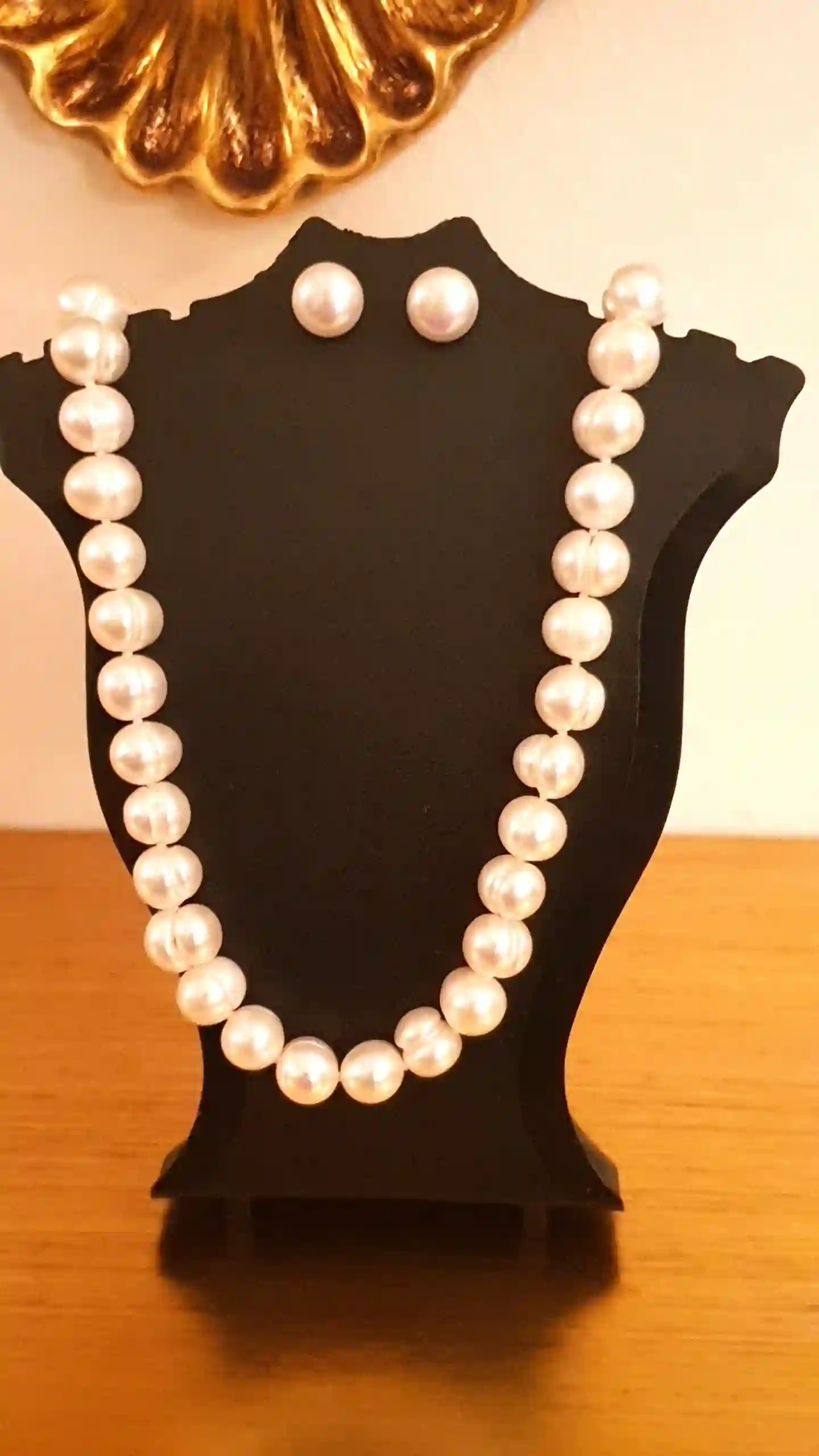 Pearl Jewelry sets for bride/Freshwater Pearl Necklace Earrings bracelet Gift for women/Silver Pearl Jewelry set Pearl mother of the bride 