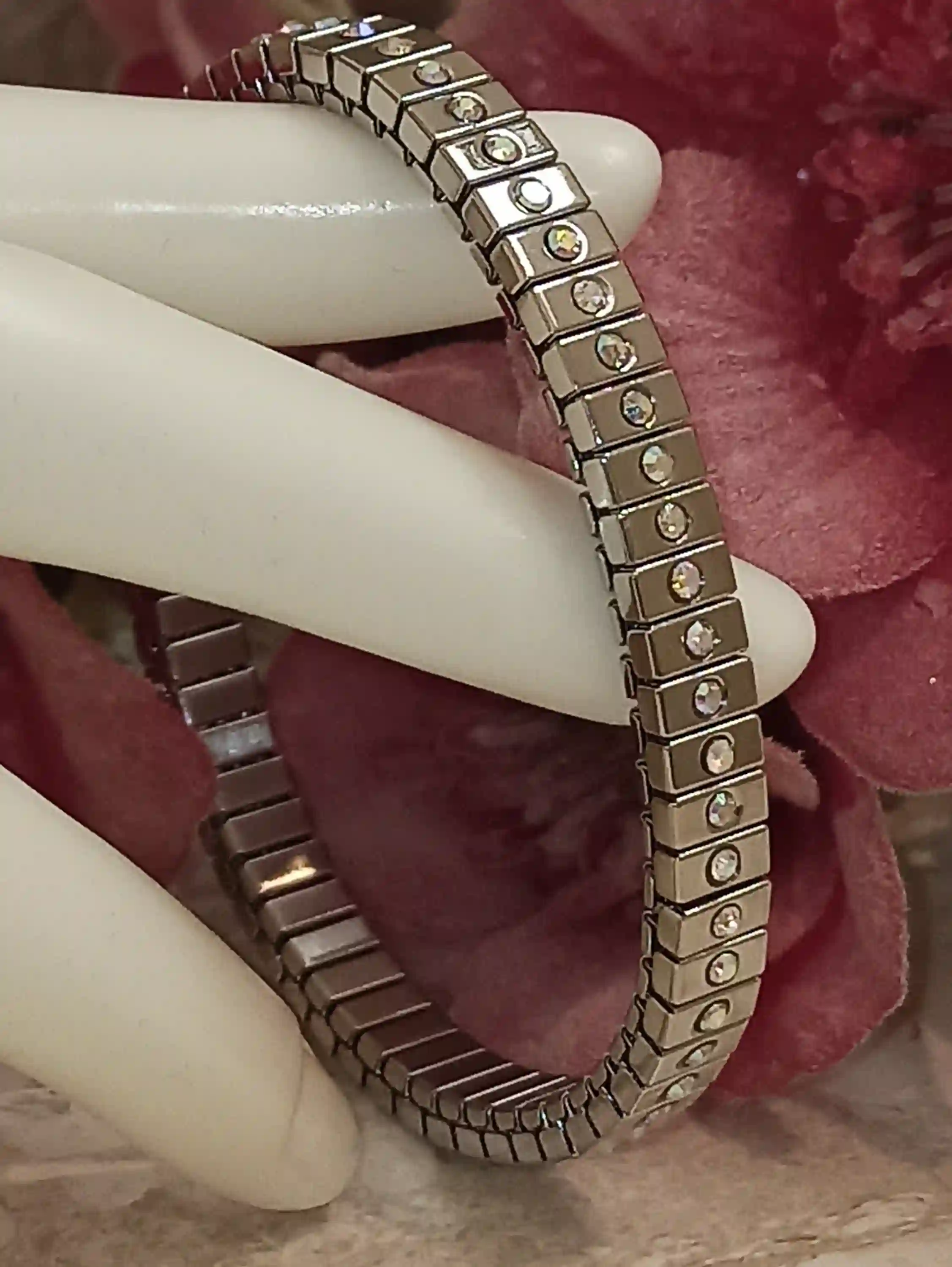 1.2ct Handmade SILVER bracelet Silver Diamond Bracelet TARNISH FREE Jewelry Swarovski Crystal bracelet Jewellery Gift for Friend Birthday 