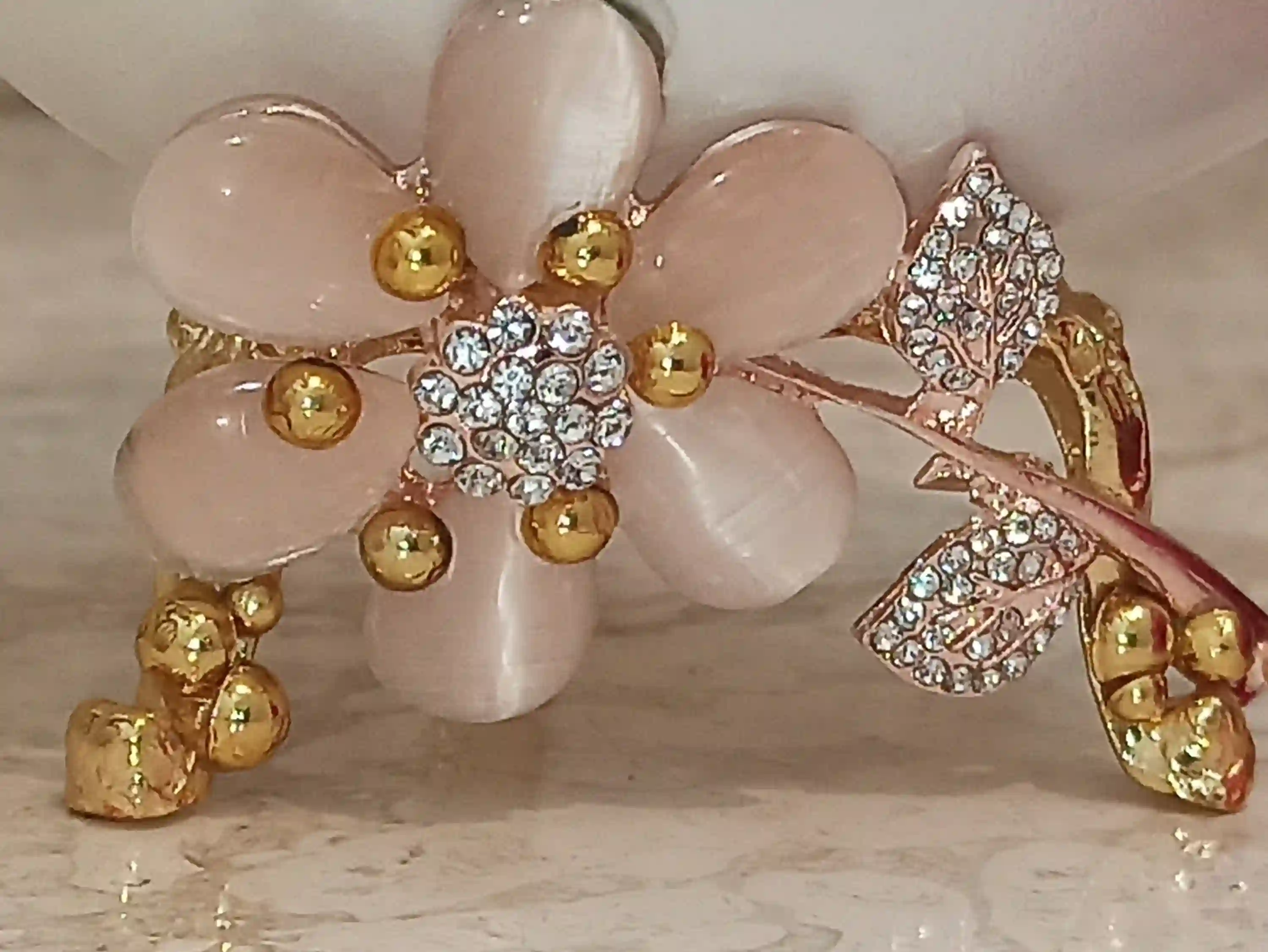 Mothers Day Gift Box Luxurious Jewelry Box Only ONE Exquisite Gift Box HANDCARVED 24kGOLD Austrian Crystal Pearl Faberge-Style Necklace & Bracelet 