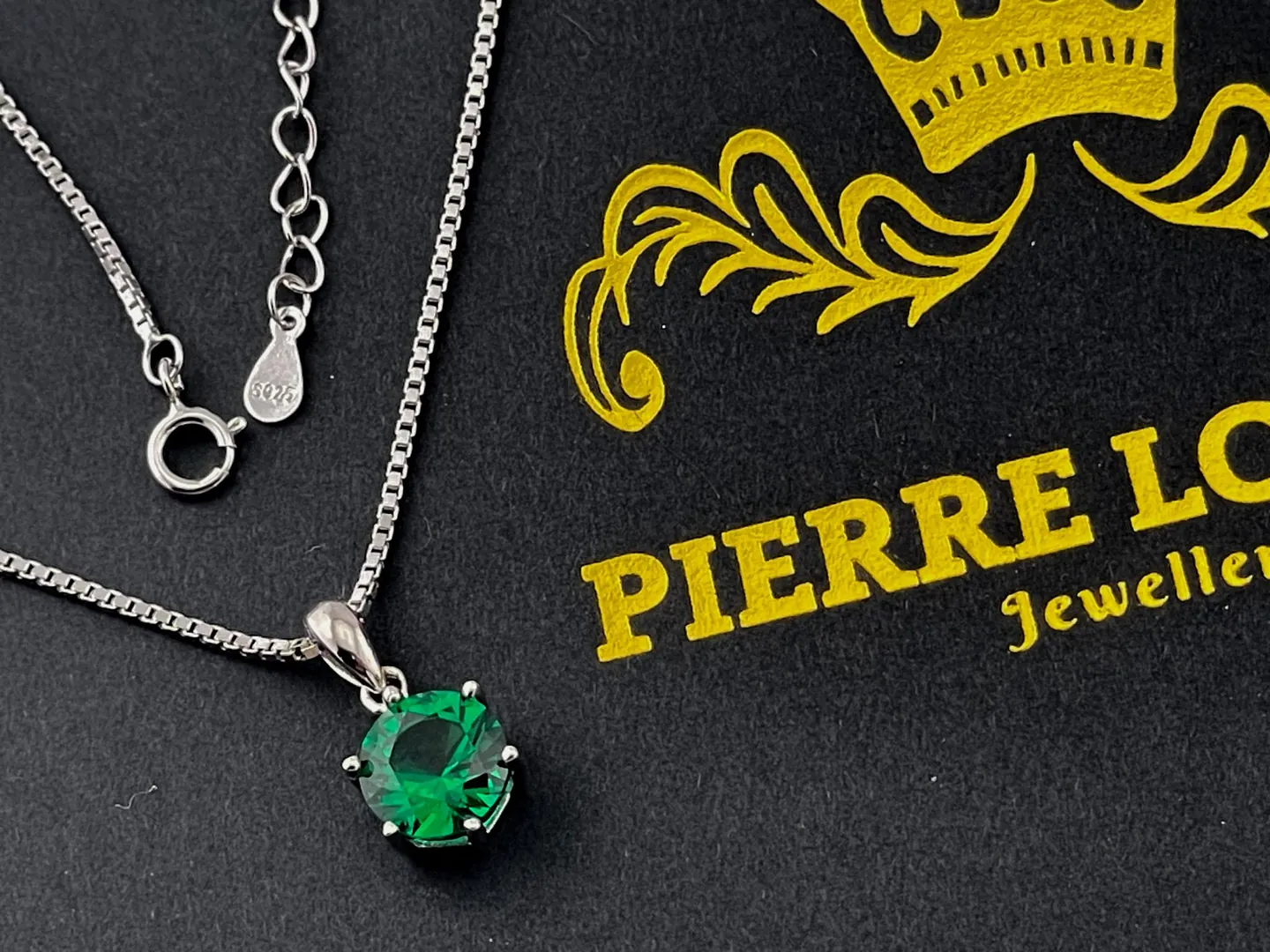2 Carat Emerald Pendant Necklace - Emerald Necklace - Emerald Jewelry May Birthstone - Birthday Gift for Her - 55th Anniversary - Christmas Gems