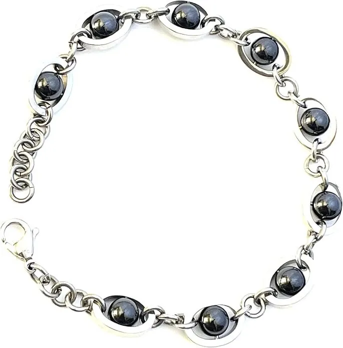 Unisex HANDMADE Bracelet, SILVER Onyx Jewelry, Black Onyx bracelet, Gemstone Jewelry, Christmas Couple Onyx Tennis Bracelet Pierre Lorren.