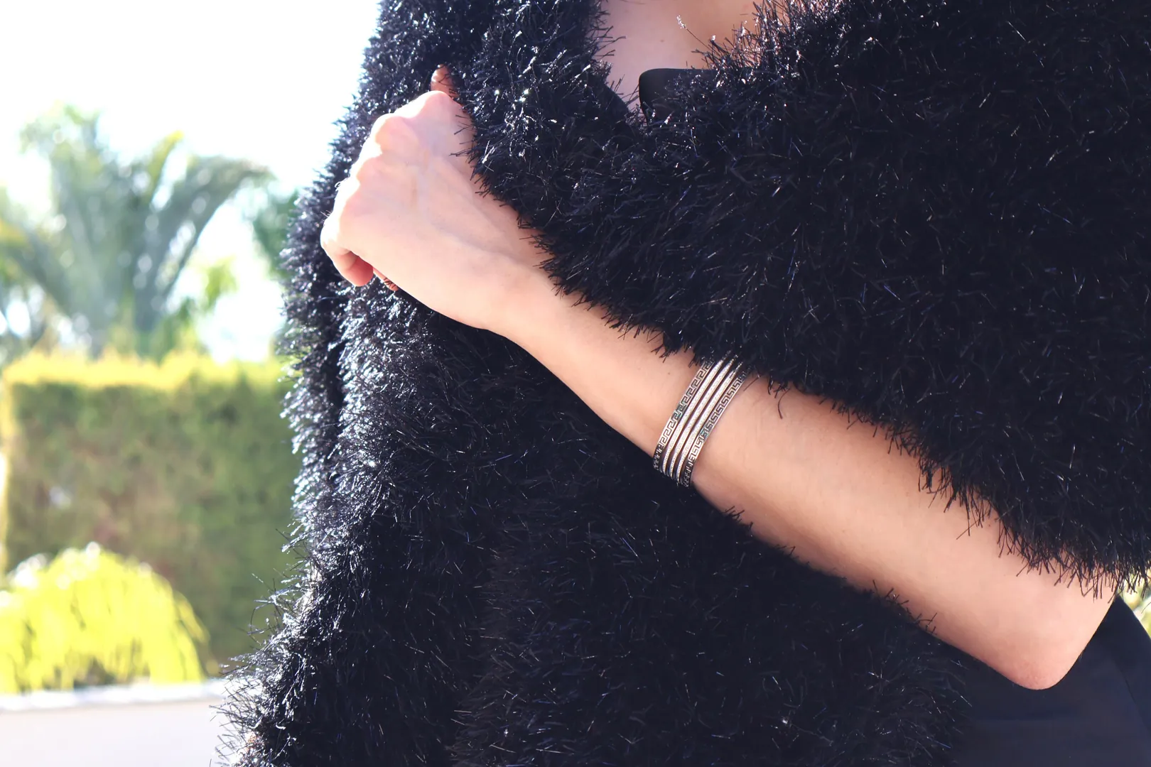 Pierre Lorren Ancient Greece Key Bracelet White Gold Meander Bracelet Greek Key Jewelry Bangle Greek Jewellery Graduation SUCCESS INFINITY