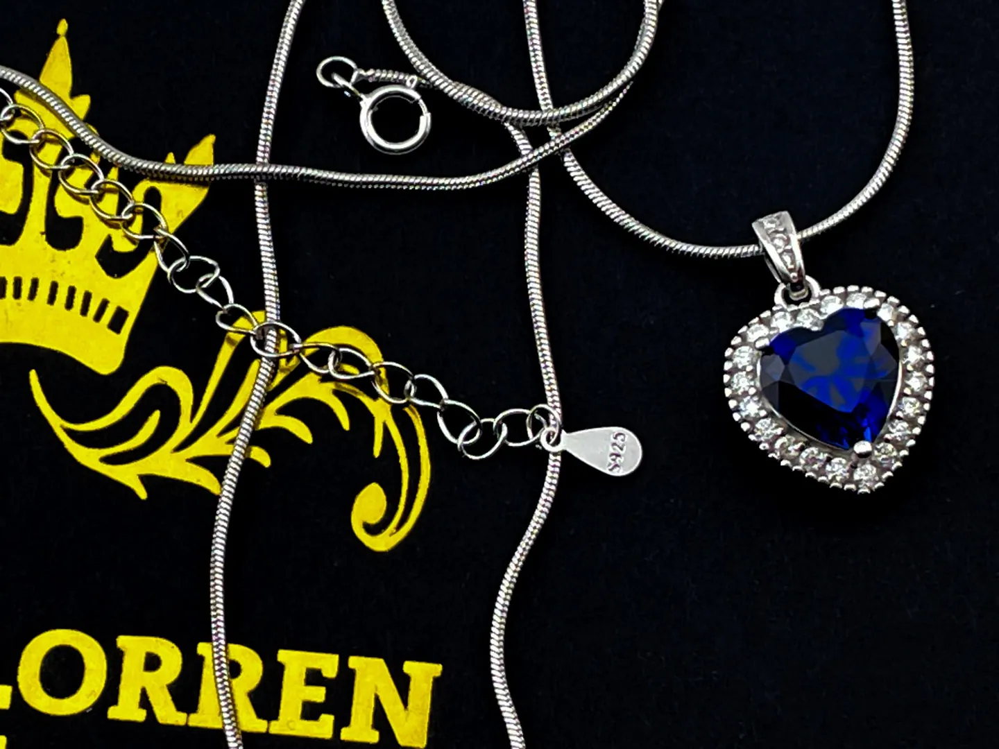 2 ctw CERTIFIED Natural Sapphire Heart Pendant Diamond Necklace Blue Sapphire Heart-cut Sapphire Diamond Necklace Jewelry 3.5 ctw Valentine