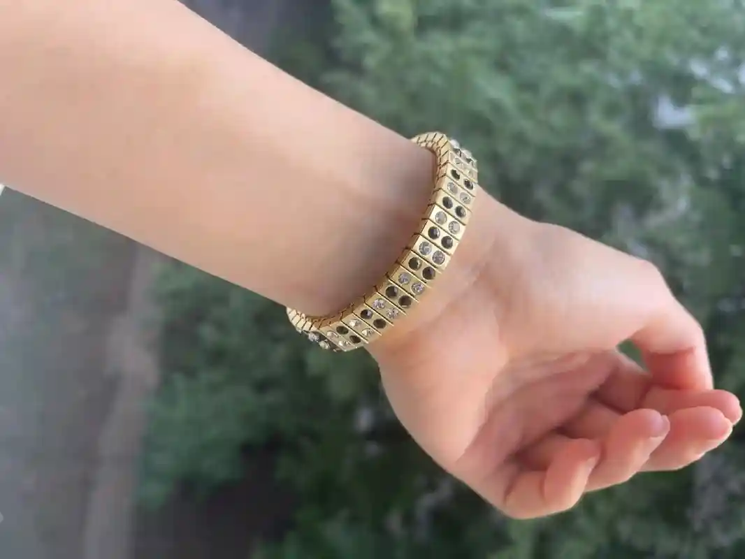 HANDMADE, Black Bracelet, ONYX Bracelet GOLD, 24k, Evening Jewelry, Statement Bracelet, Black Jewelry, Anniversary Christmas gift for her 