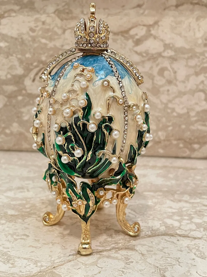 Luxury Photo Frame, Unique Graduation Gifts, 24k Gold, Faberge Egg Style, Good Luck Gift, Grad Presents, 260 Austrian Handset Crystals 24k