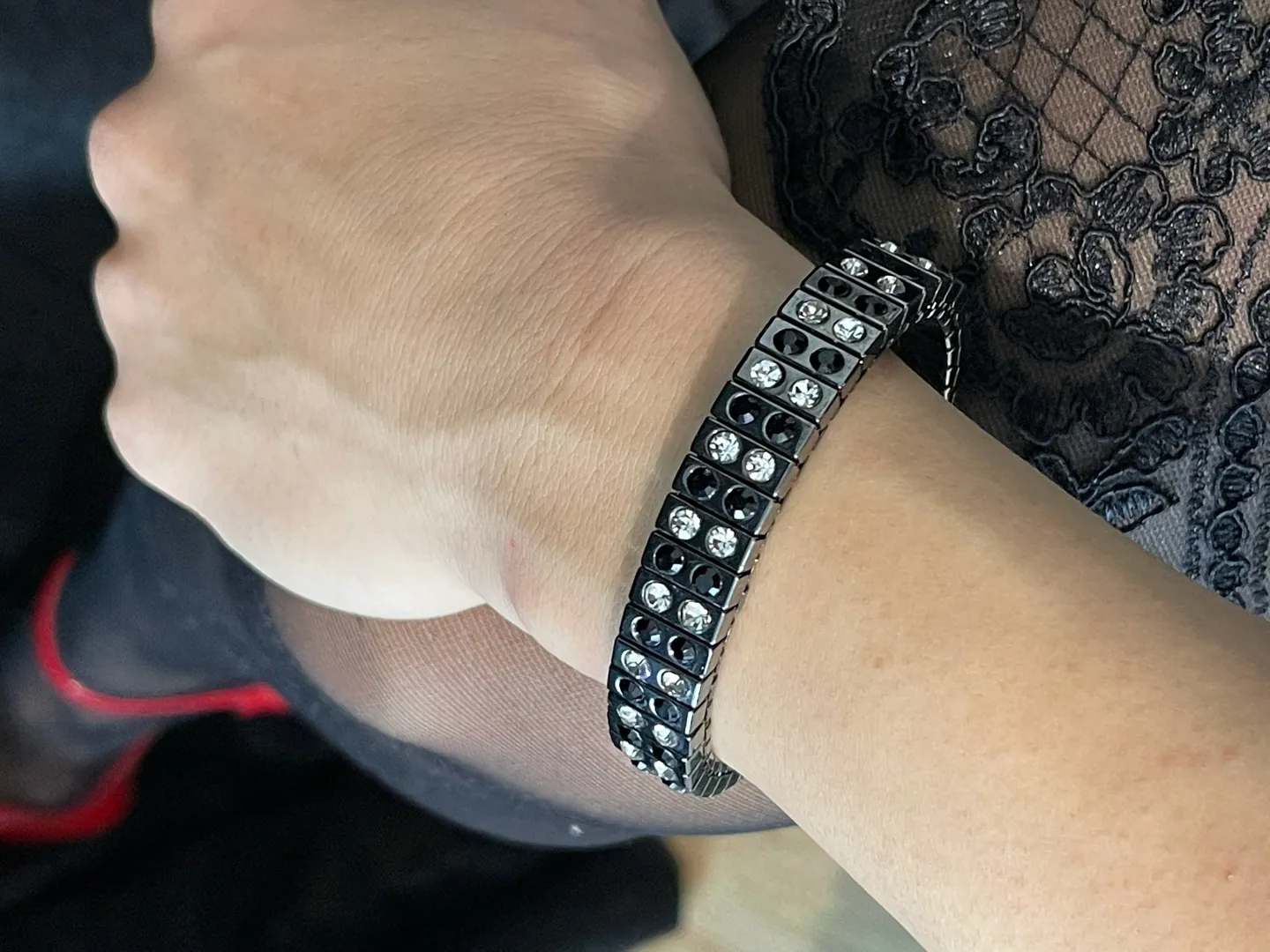 Designer Onyx bracelet for women - Onyx bangle bracelet, Onyx diamond bracelet for graduation, success, and luck jewelry. Hand made in Greece by Pierre Lorren.