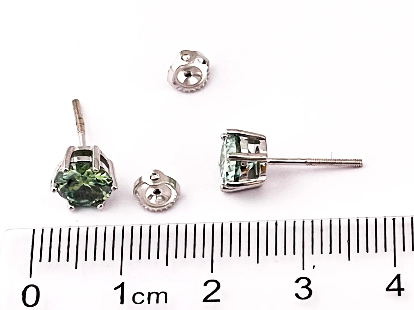 2ctw Natural Emerald Earrings Real Emerald Stud Earrings Emerald Gemstone Earrings Emerald Jewelry for Birthday Woman Gift Idea PierreLorren