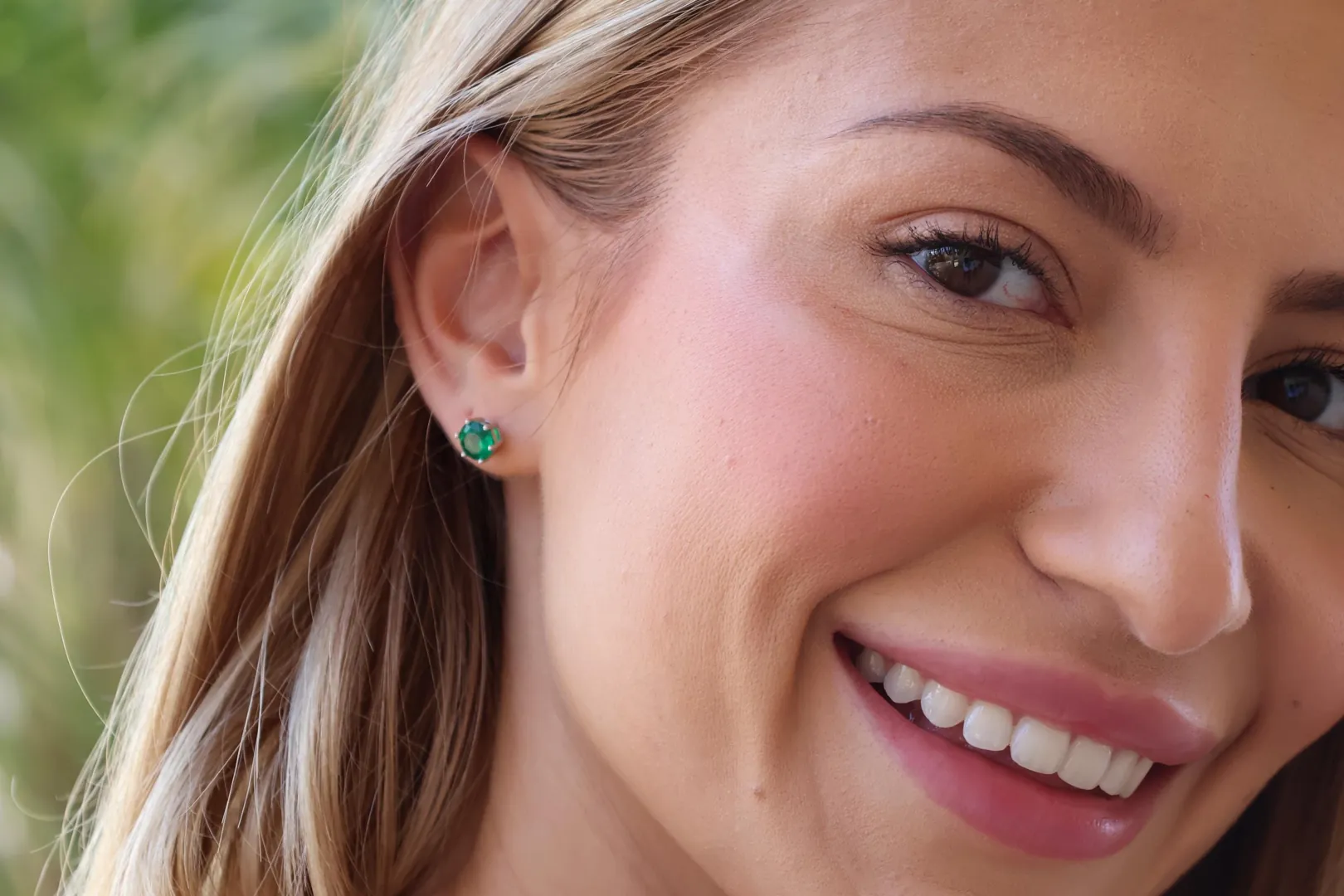 2ctw Natural Emerald Earrings - Emerald Stud Earrings - Emerald Gemstone Earrings - Emerald Jewelry for Women - Gift for Her - Pierre Lorren