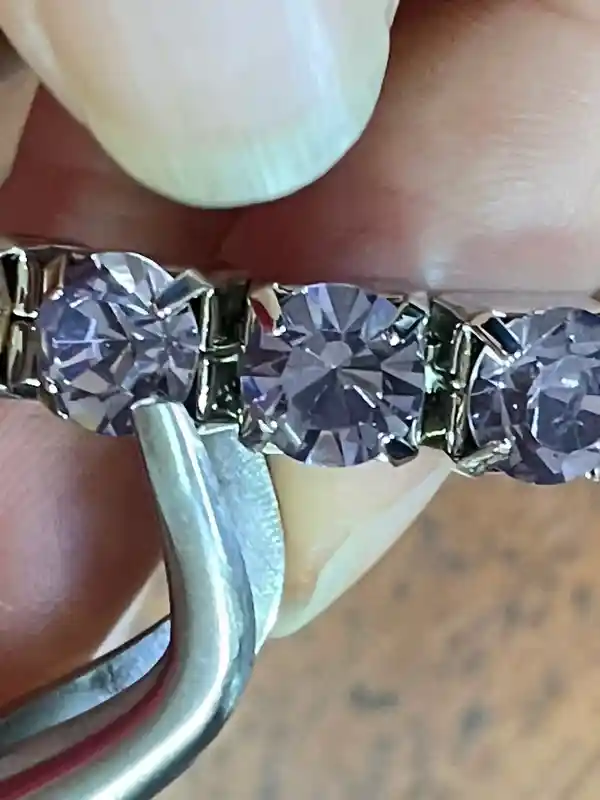 Gray Sapphire Bracelet Tennis Bracelet Silver Jewelry Graduation gift Christmas Bracelet Women bracelet Woman Jewelry Anniversary gift 