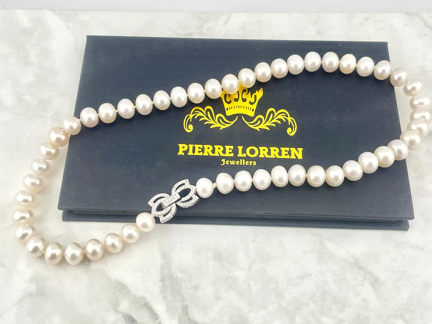 One of a Kind Natural Pearl Necklace Fine Jewelry Silk Hand Knotted Pearls 17