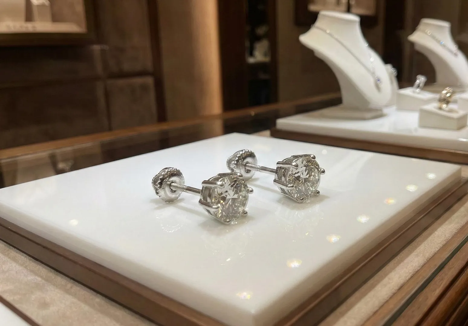 2ct Genuine Lab Diamond Stud Earrings - Lab Diamond Solitaire Gemstone Earrings, Handmade Lab Moissanite Diamond Earrings Jewelry, Handmade.