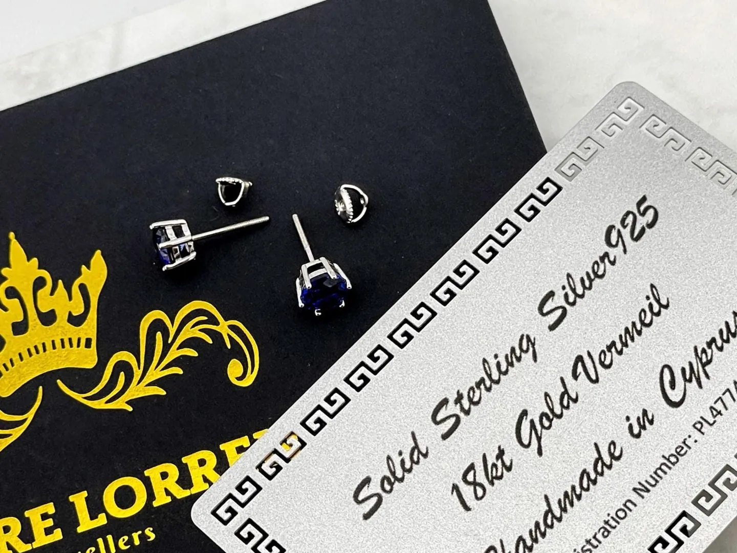 2ct Genuine Sapphire Stud Earrings - Blue Sapphire Solitaire Gemstone Earrings - Handmade Sapphire Earrings - Sapphire Jewelry Handmade