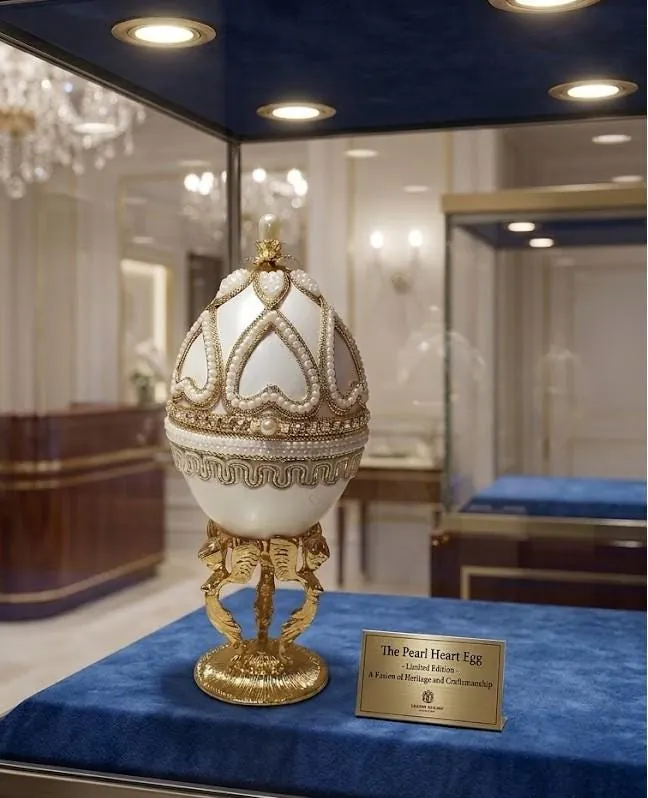 Vintage Guardian Angels Faberge Egg Music Box Real Eggshell, New Christian Mom, Austrian Crystals, Pure Gold Decor, Christianity Easter Gift.
