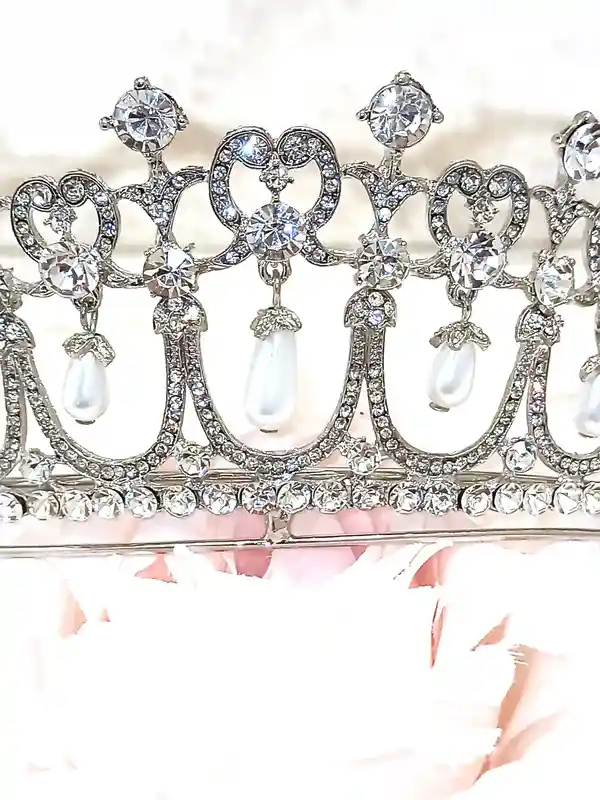 FABERGE-Style Egg Ornaments Queen of Hearts Lady Diana TIARA & Silver Commemorative COIN Royal family Princess of Wales Tea Pot Faberge egg style 