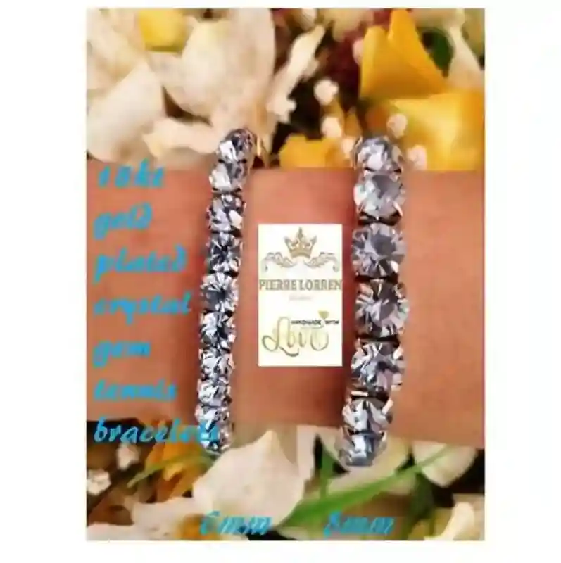 Something Blue Bracelet / Wedding Something Blue Jewelry /Bride Something Blue / Something Blue for the Bride / Bridesmaid Tennis Bracelet 
