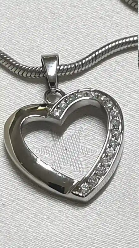 Heart Necklace/Mother Daughter Heart Jewelry Gift for Her/Mom Necklace/Anniversary Gifts Wife Girlfriend jewerly gift for bride sister mum 