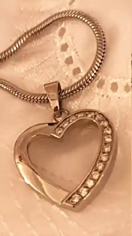 Heart Necklace/Mother Daughter Heart Jewelry Gift for Her/Mom Necklace/Anniversary Gifts Wife Girlfriend jewerly gift for bride sister mum 