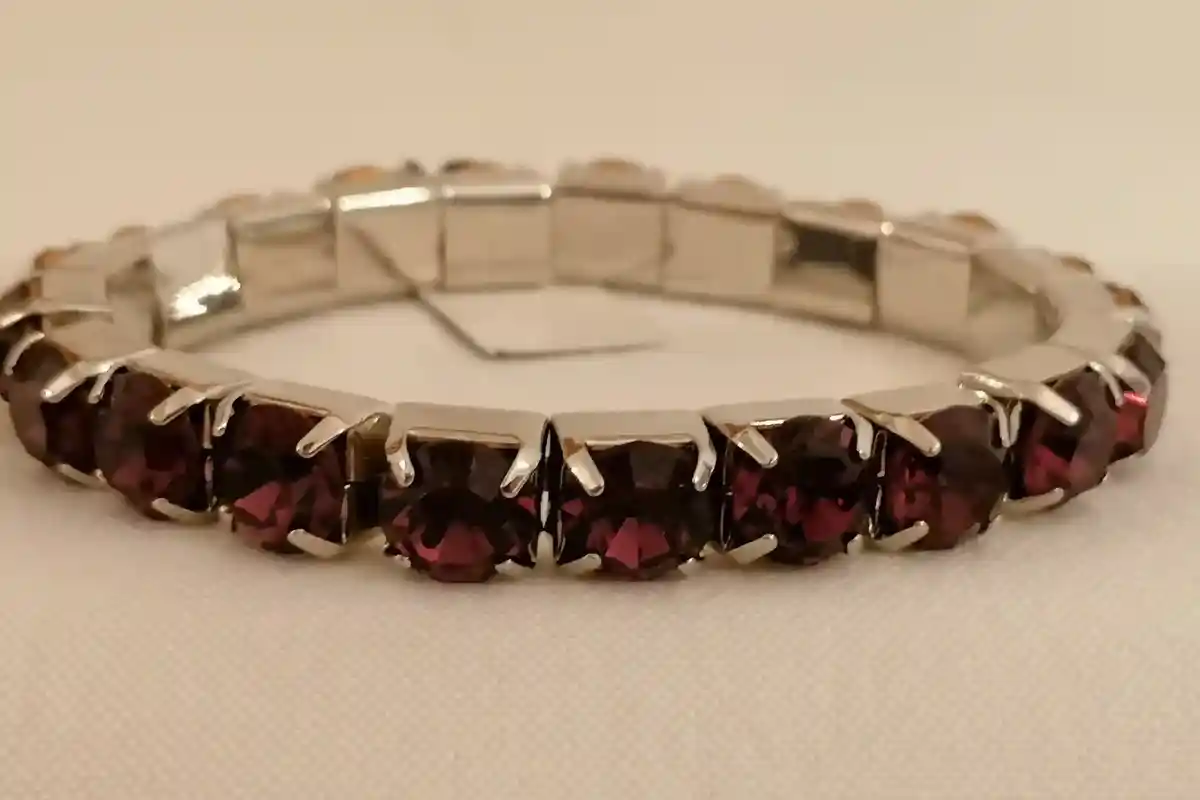 18k White Gold Amethyst 79.2ct Tennis Bracelet/Tennis bracelet Amethyst Jewelry Gifts for wife mom/Gemstone Bracelet Gift for Women 