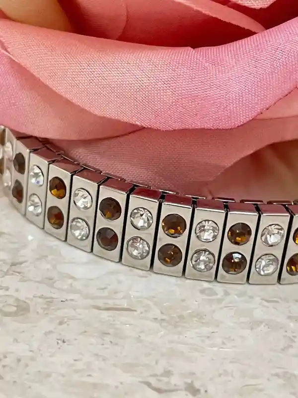 Brown Smoky Topaz Bracelet November Birthstone Gift for her Brown Topaz Bracelet Birthstone Bracelet Jewelry Brown Gemstone Jewelry 