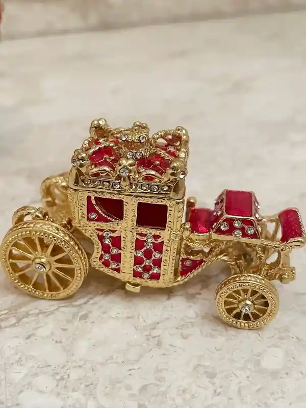 Handmade Ruby Faberge Style Egg Trinket & Gold Bracelet Faberge egg Christmas Easter Egg Valentine Gift for him, Faberge egg Decorative box 